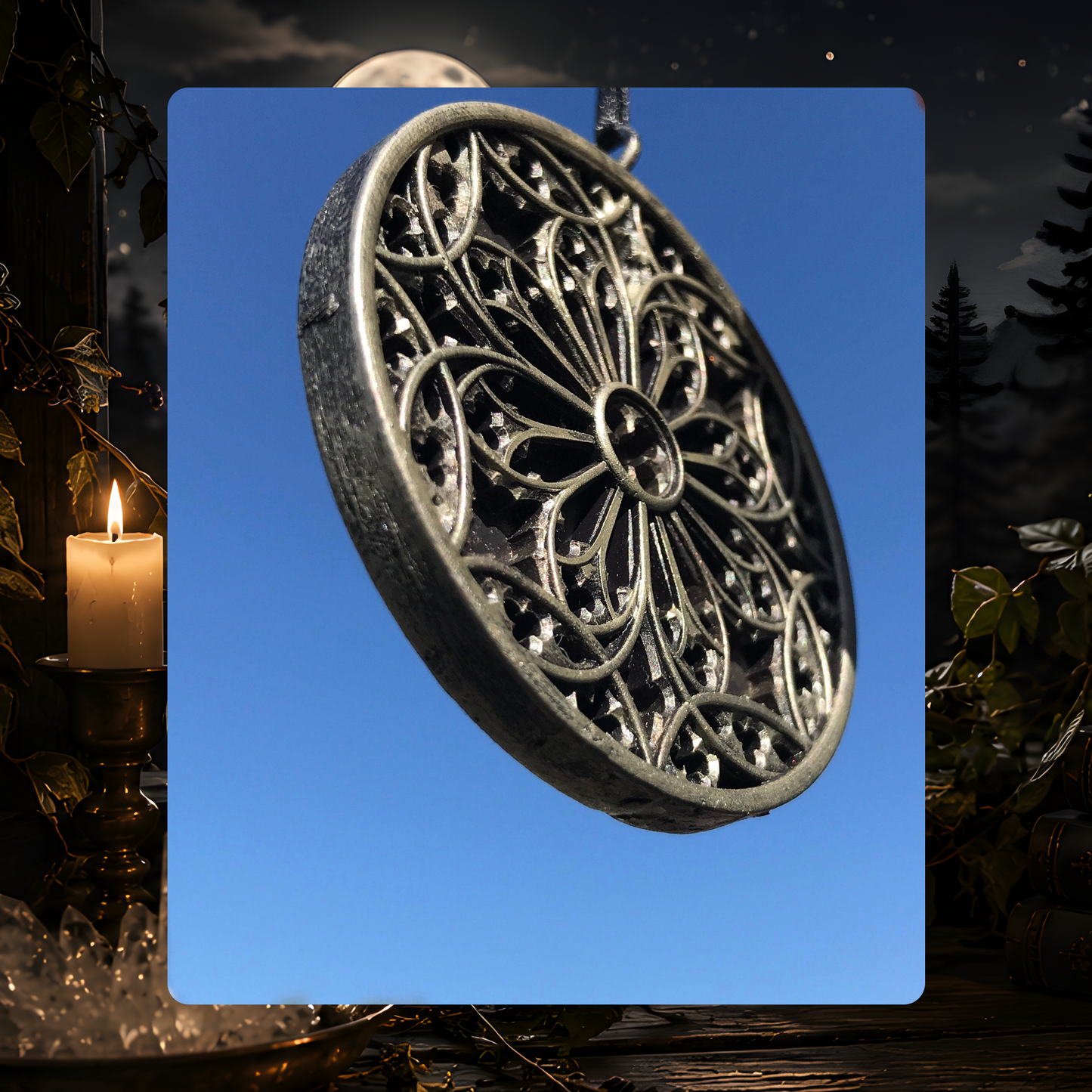 Gothic Cathedral Window Ornament