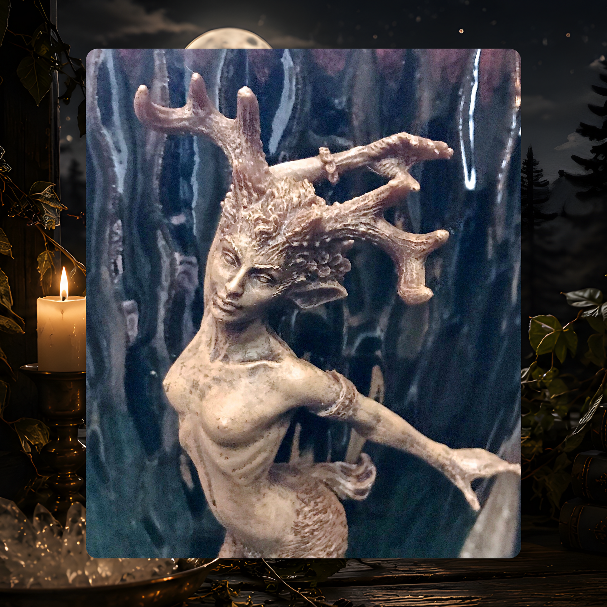 Woodland Faun Statue