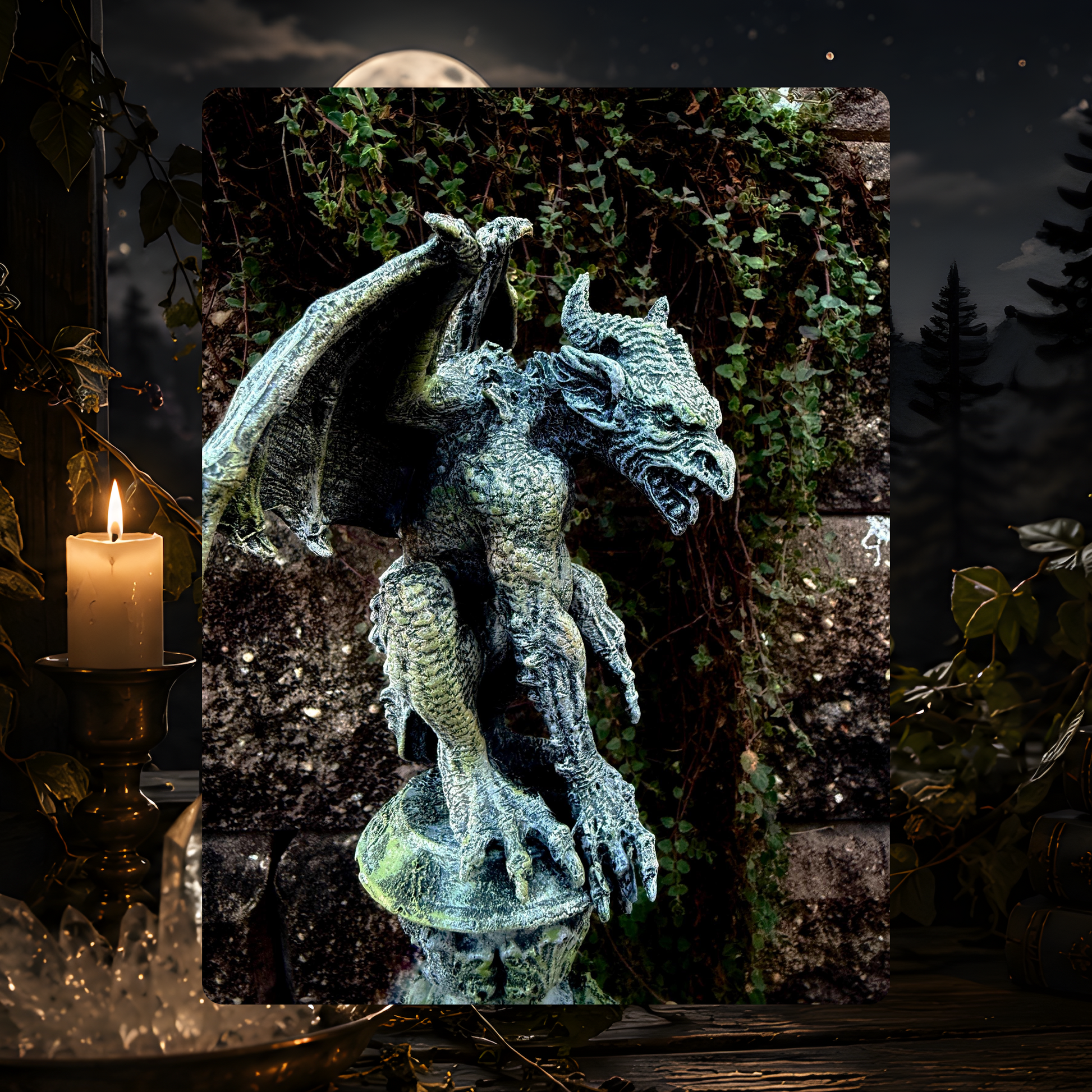 Medieval Gargoyle Statue
