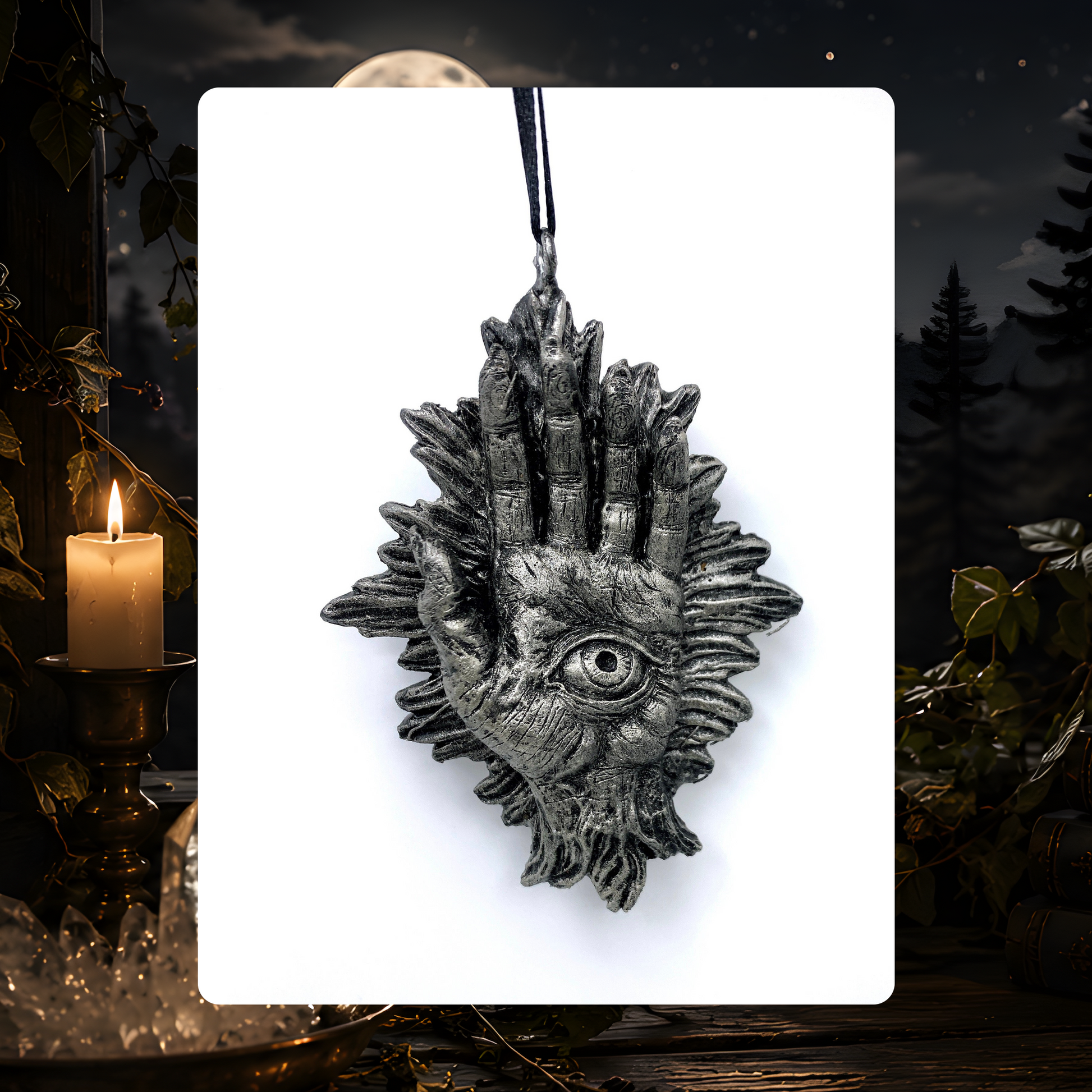 Hand of Protection Hamsa Ornament
