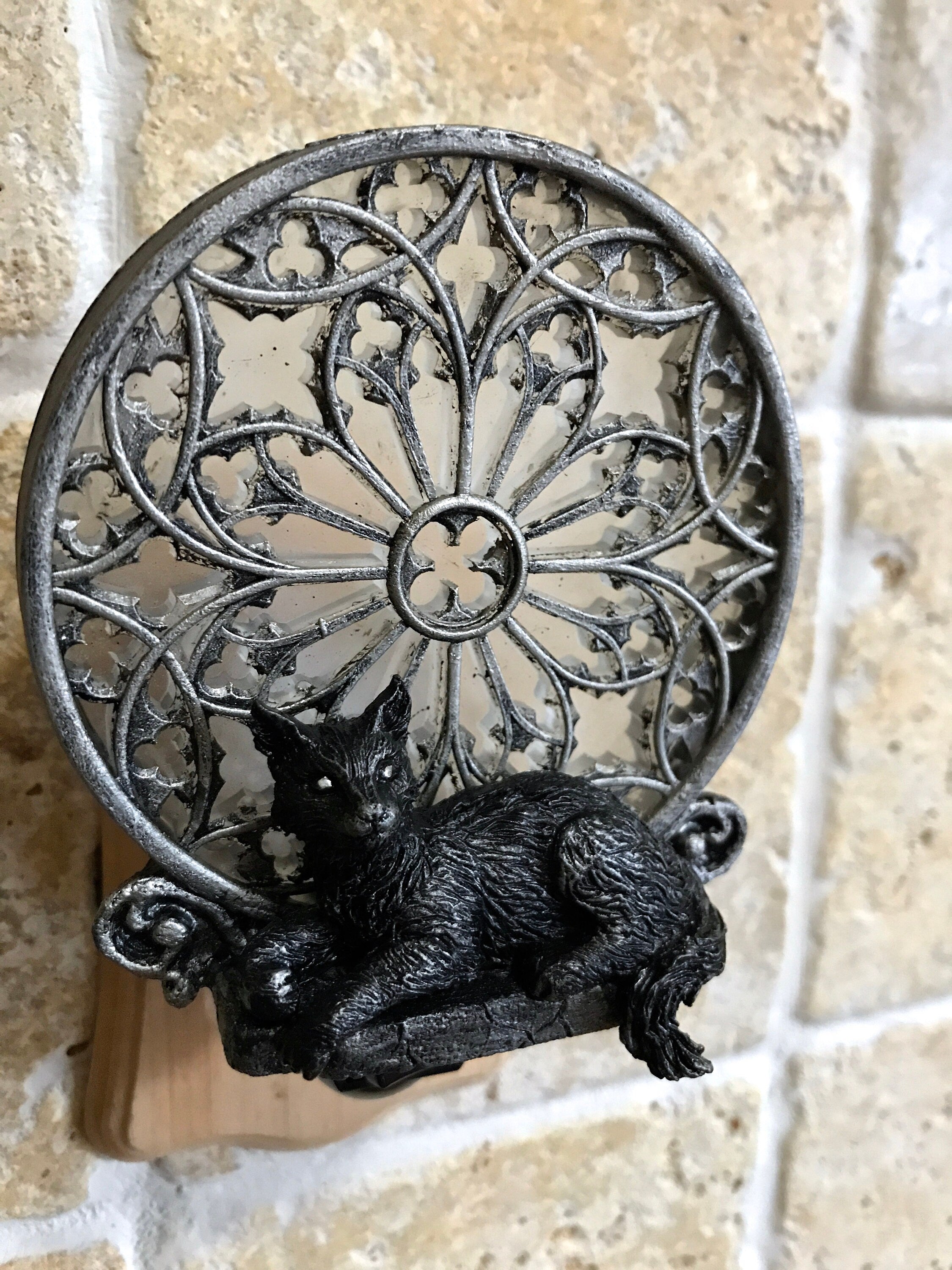 Gothic Cat Cathedral Nightlight