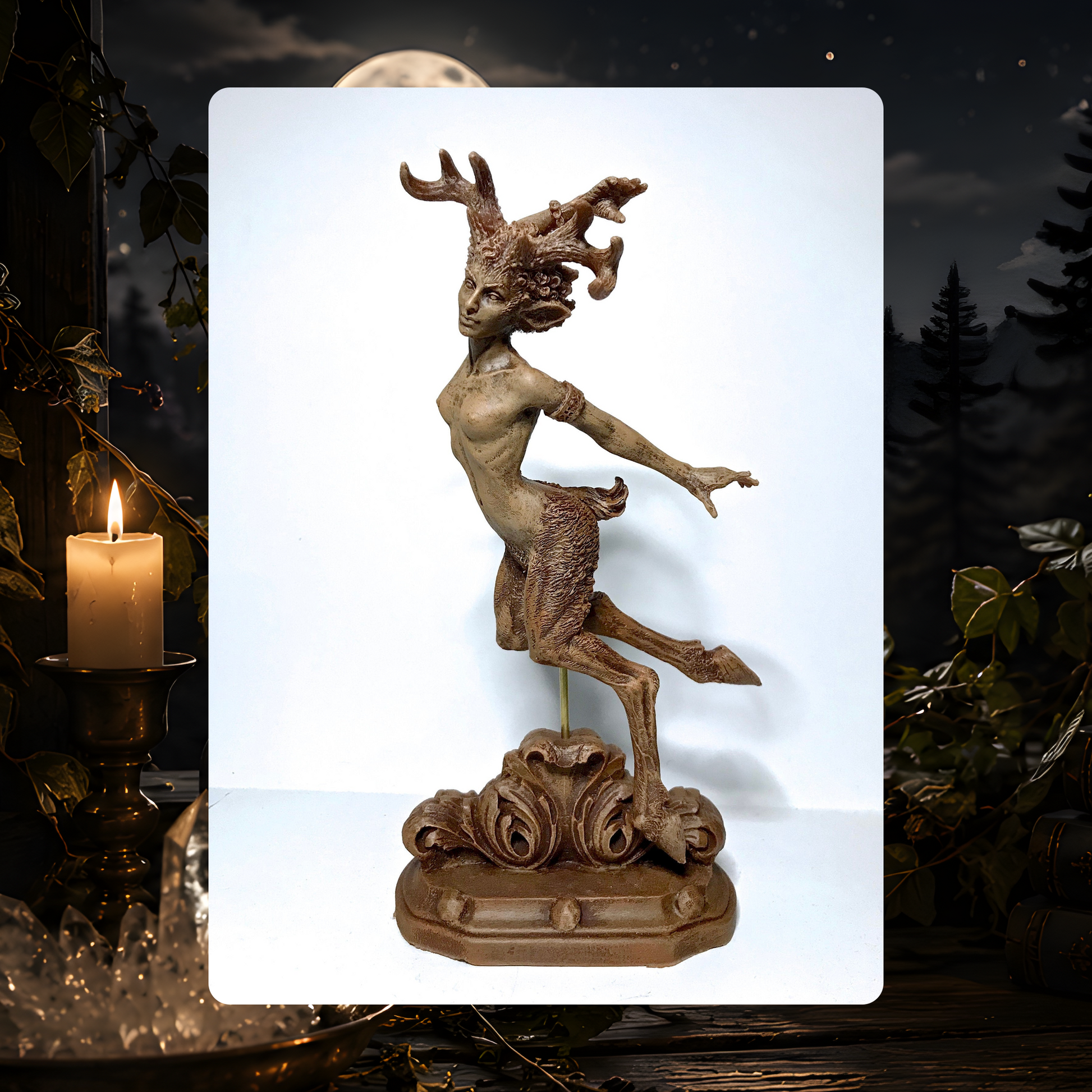 Woodland Faun Statue