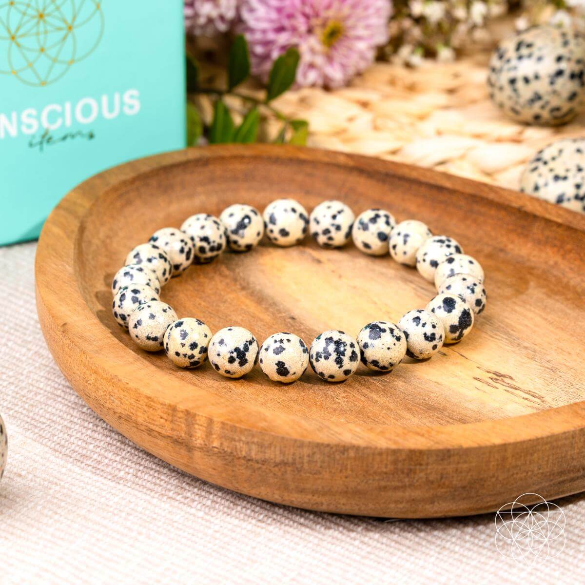 Dalmatian Jasper Bracelet - Emotional Reset
