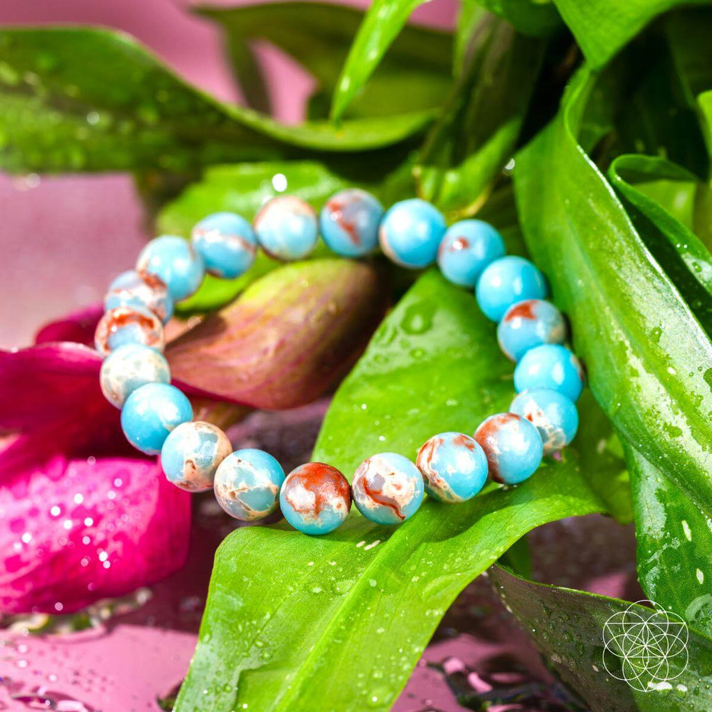 Aqua Terra Jasper Bracelet - Empath Shield