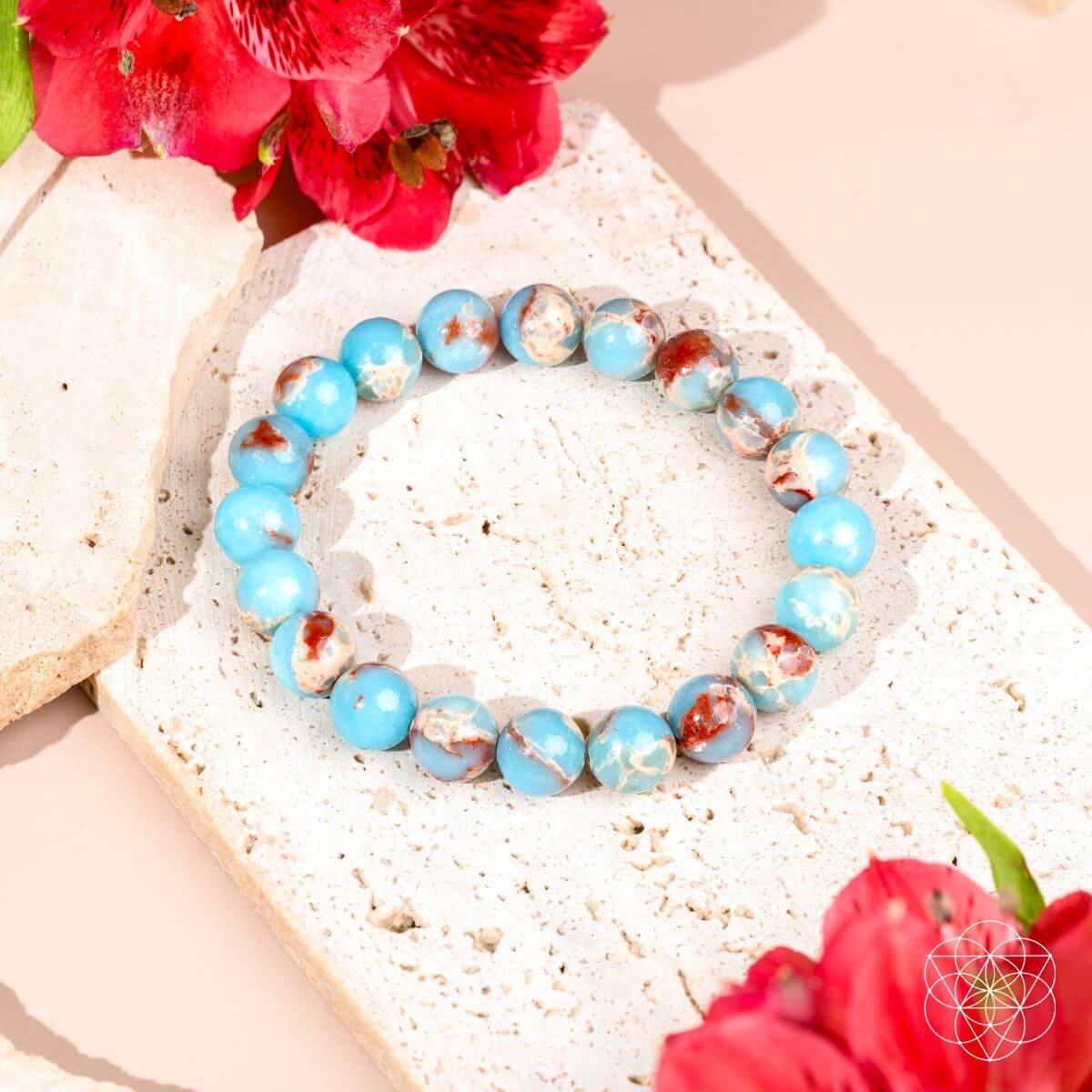 Aqua Terra Jasper Bracelet - Empath Shield