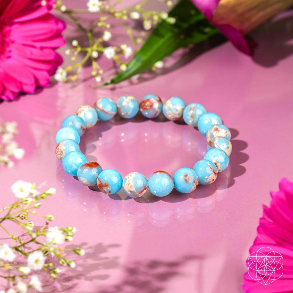 Aqua Terra Jasper Bracelet - Empath Shield