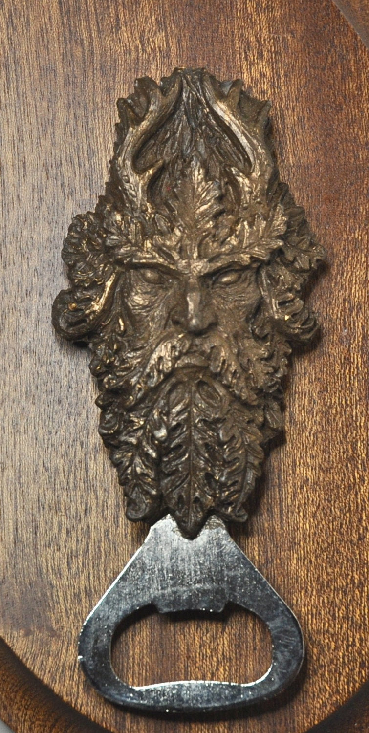 Green Man Bottle Opener