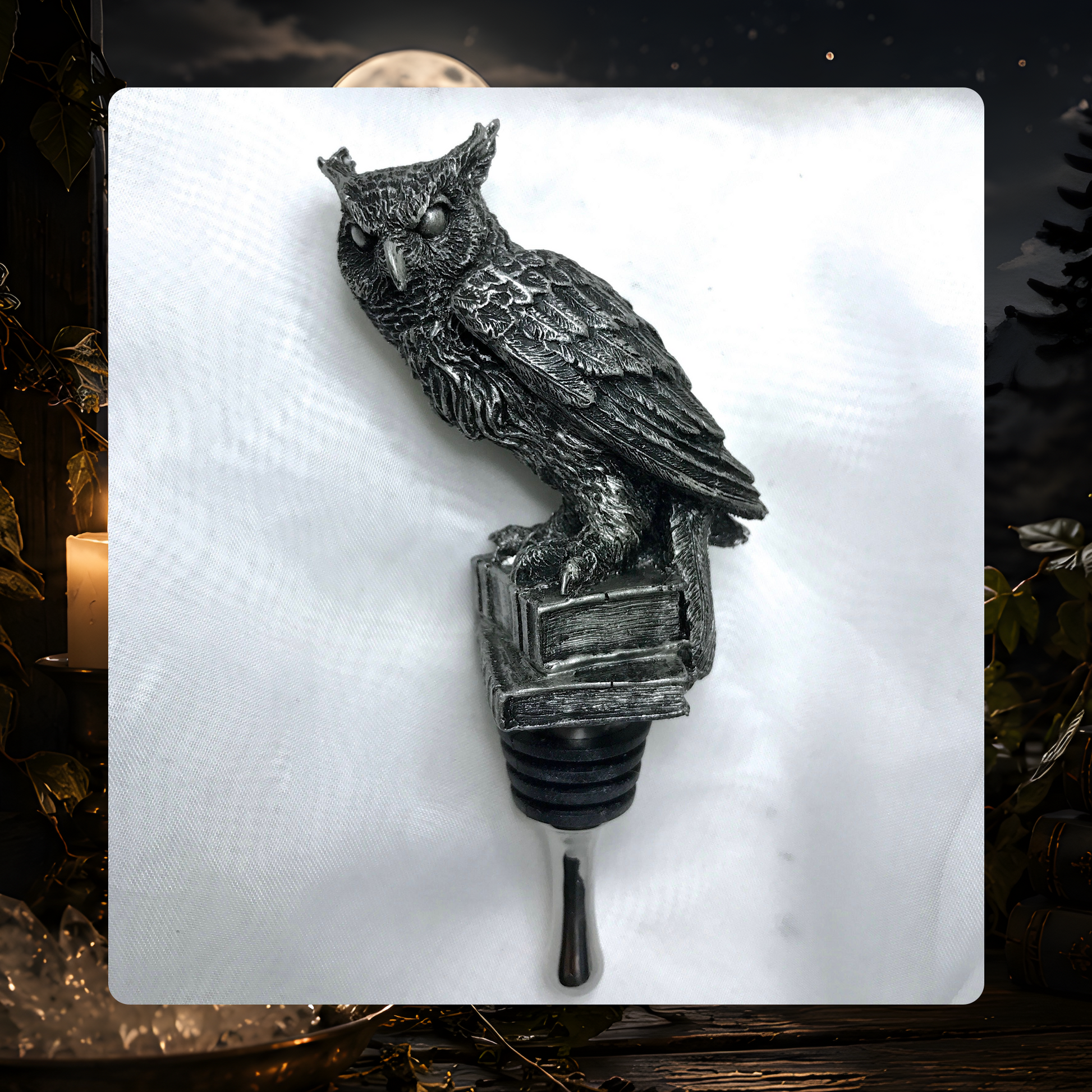 Horned Owl Wine Stopper