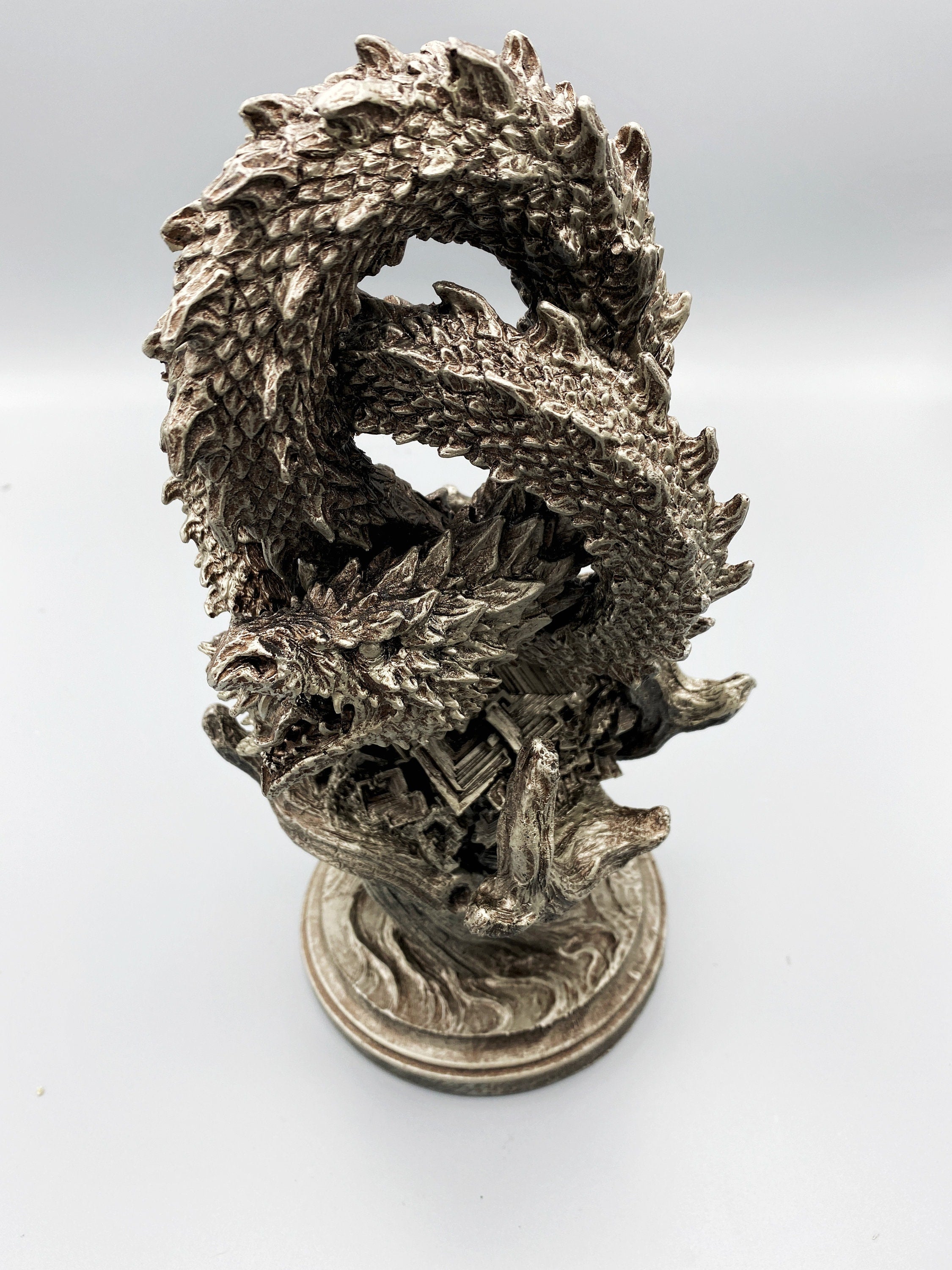 Ouroboros World Serpent Statue