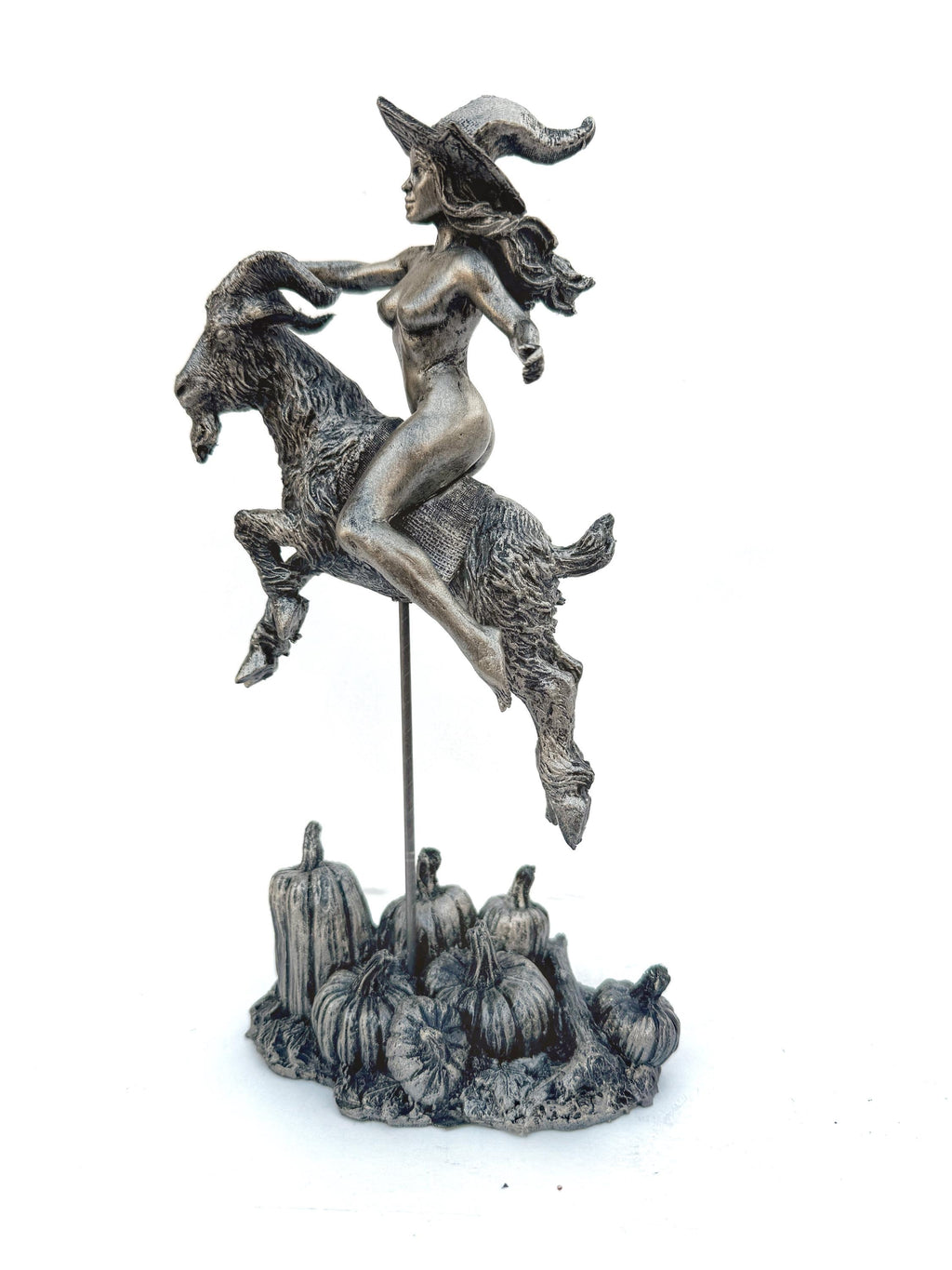 Witch's Sabbath Goat Rider Statue