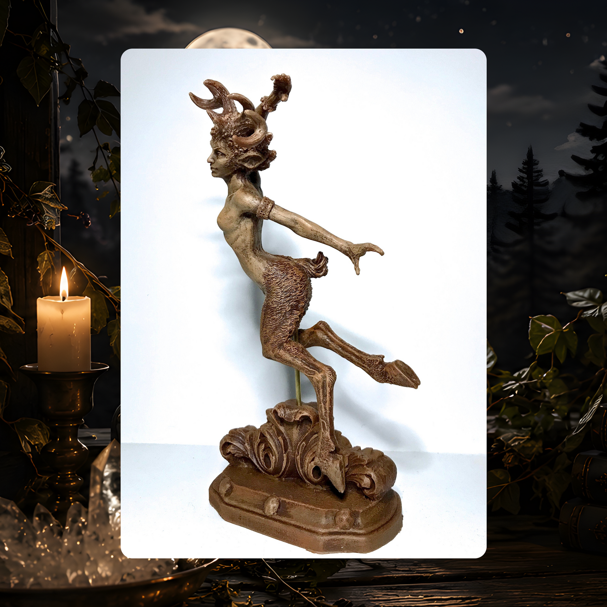 Woodland Faun Statue