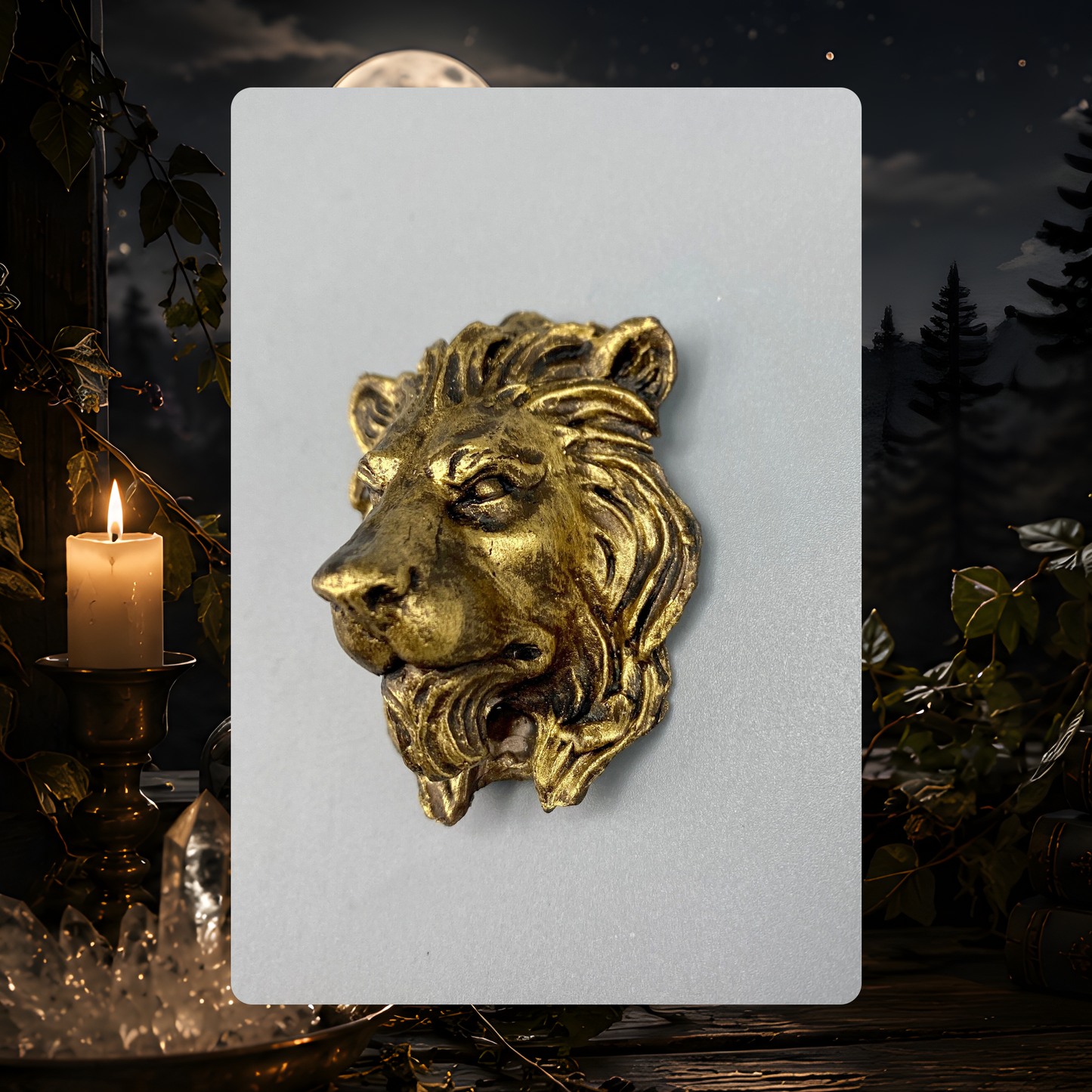 Lion's Head Magnet