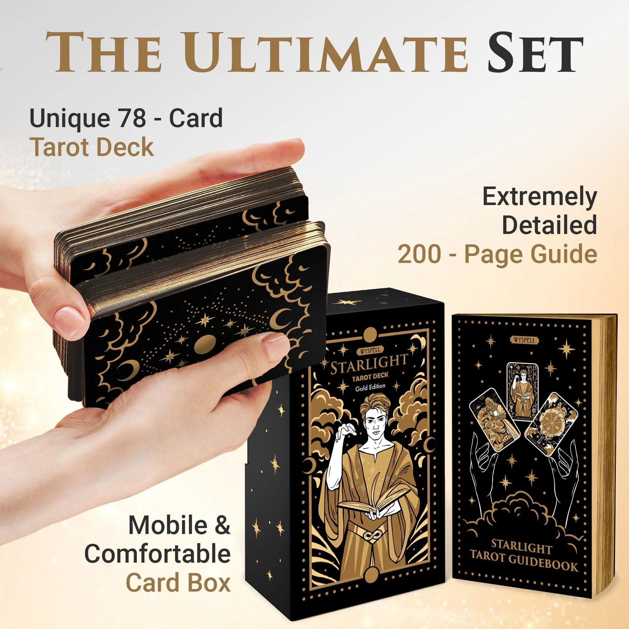 Starlight Gold Tarot Deck