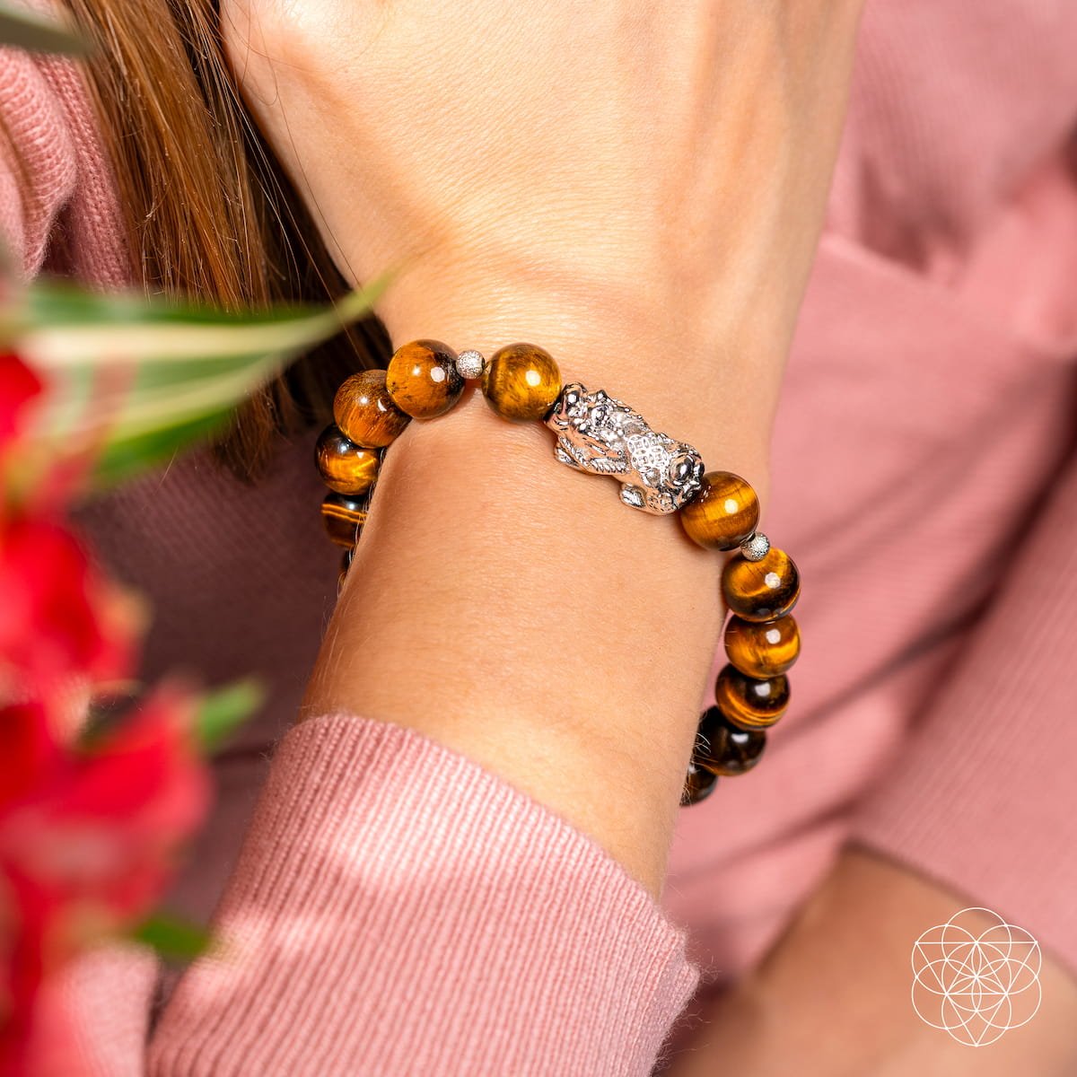 Tiger's Eye & Pixiu Bracelet - Fortune Flows