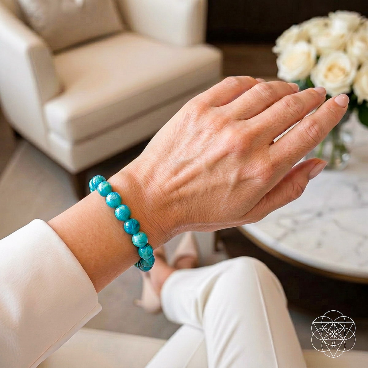 Empire of Her Own - Blue Amazonite Bracelet