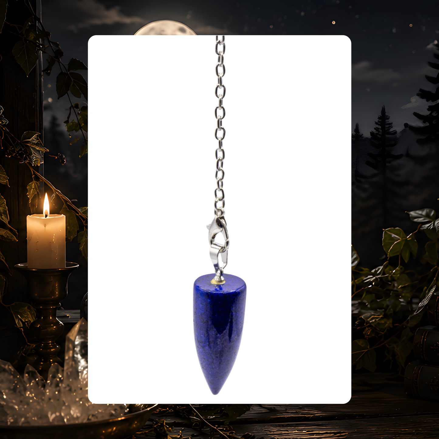 Lapis Lazuli Teardrop Pendulum