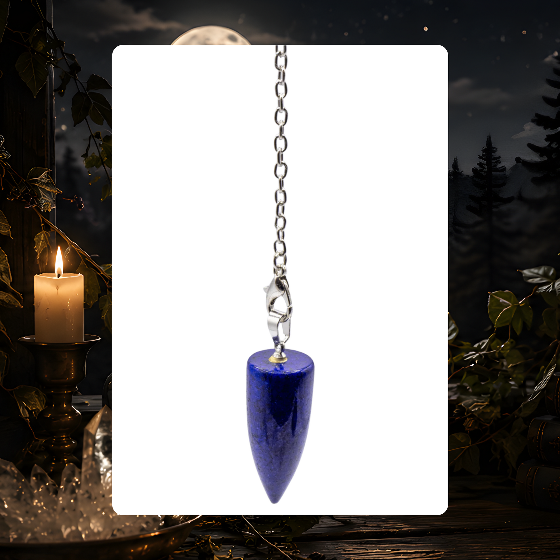 Lapis Lazuli Teardrop Pendulum