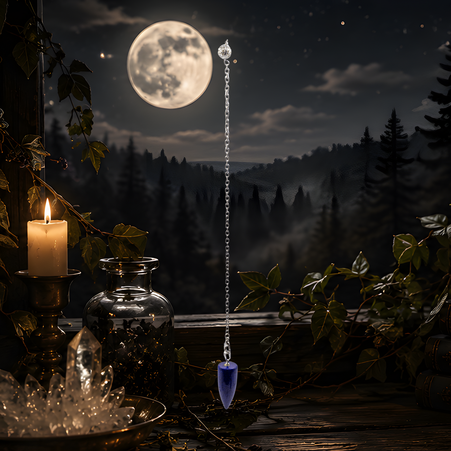 Lapis Lazuli Teardrop Pendulum