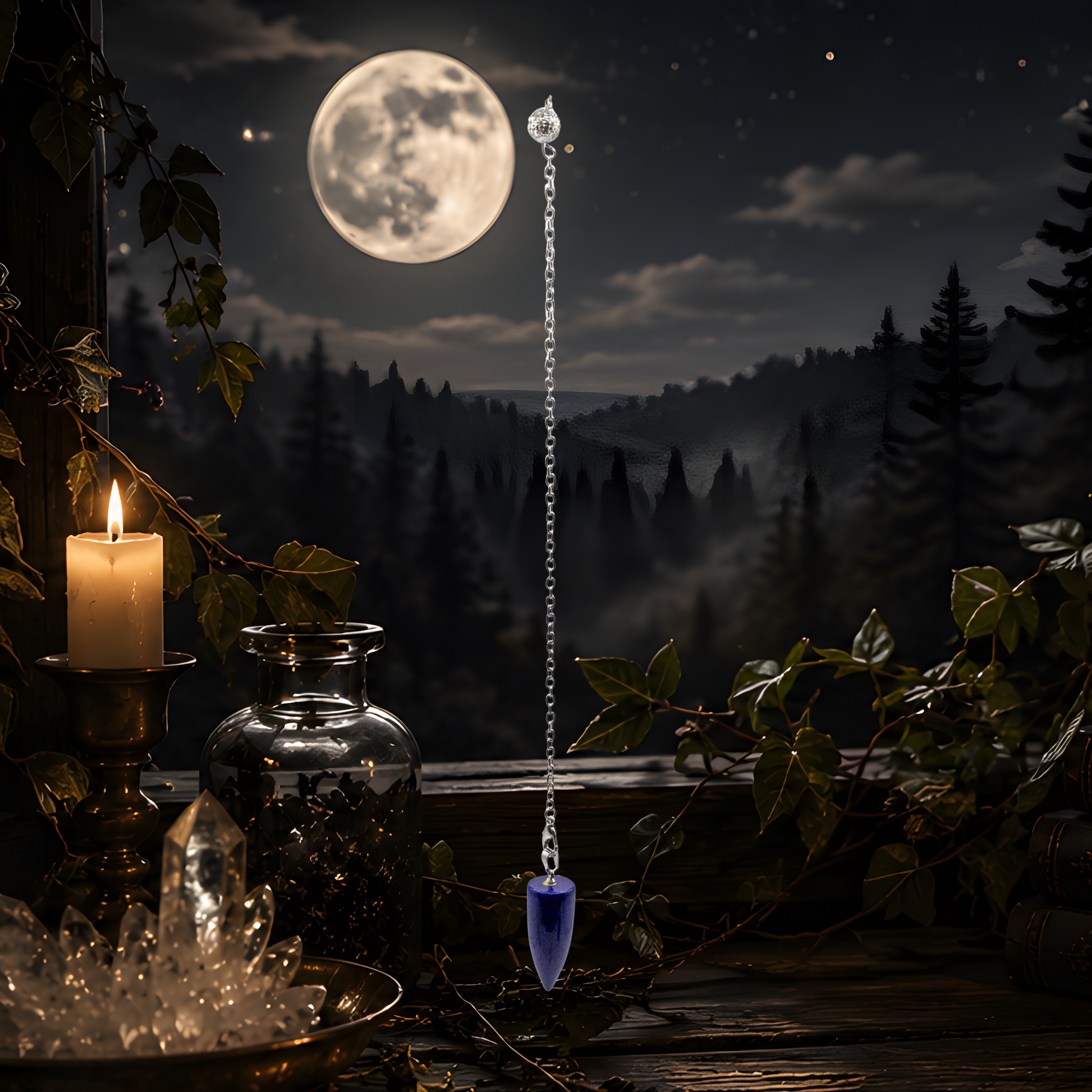 Lapis Lazuli Teardrop Pendulum