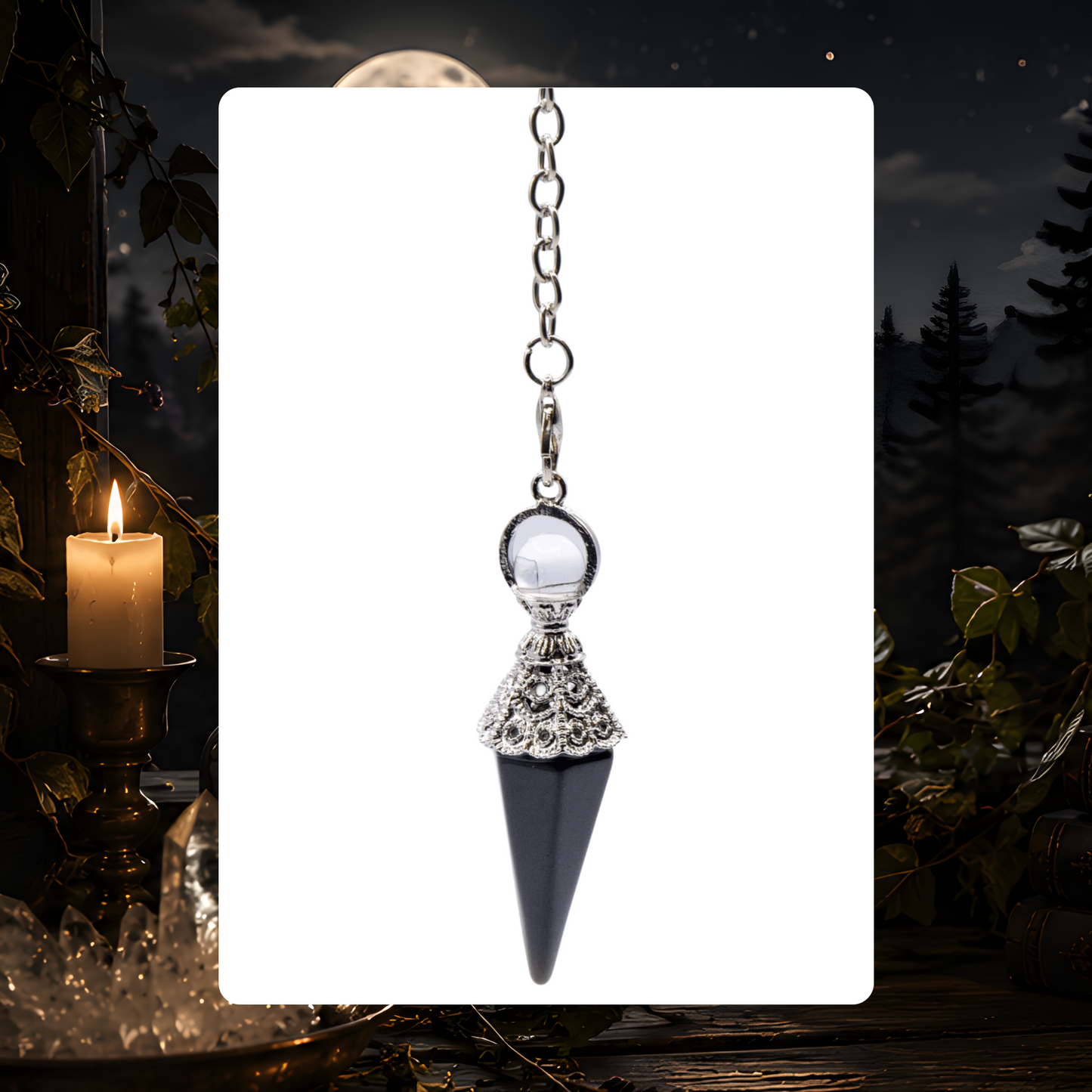 Ornate Onyx Pendulum