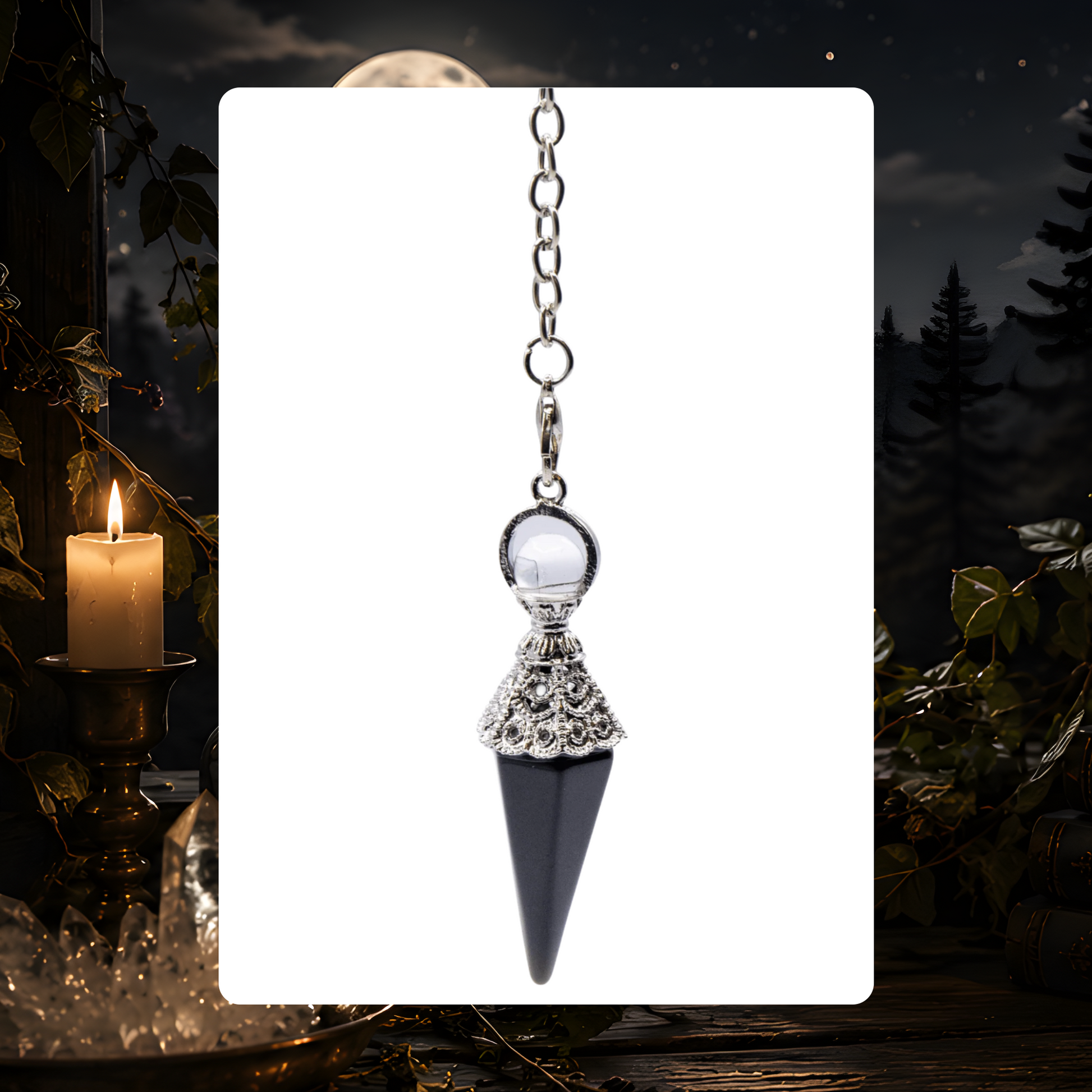 Ornate Onyx Pendulum