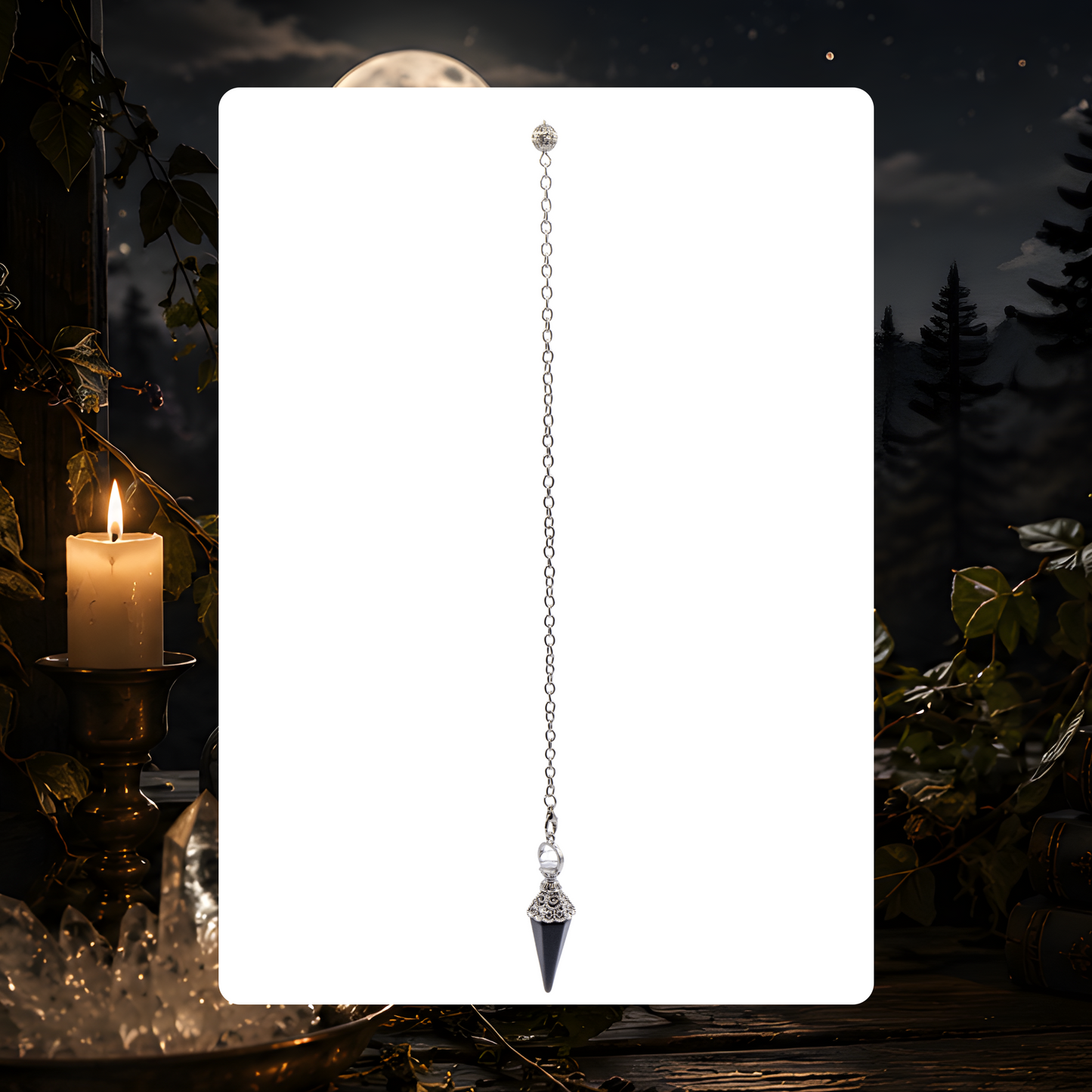 Ornate Onyx Pendulum