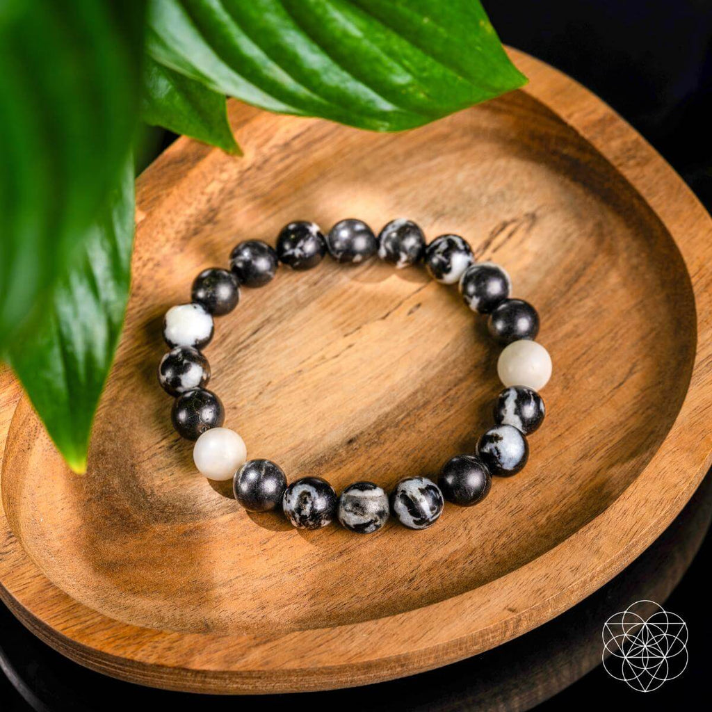 Zebra Jasper Bracelet - Permission to Pause
