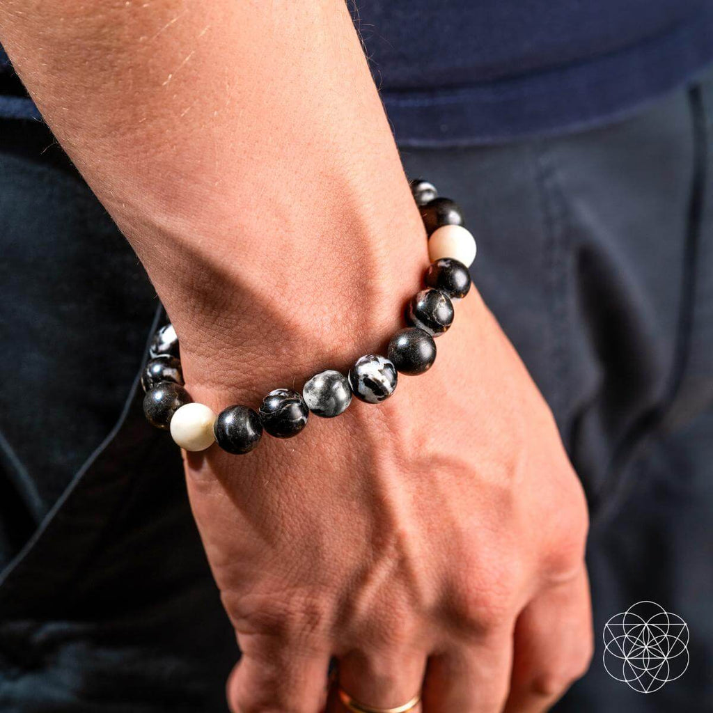 Zebra Jasper Bracelet - Permission to Pause