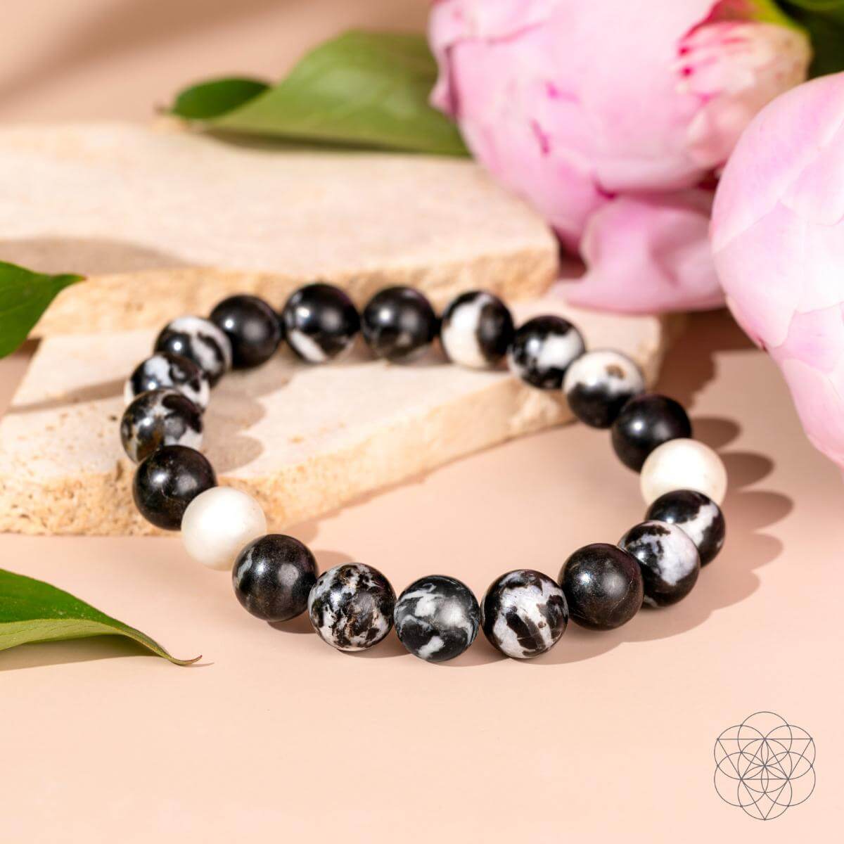 Zebra Jasper Bracelet - Permission to Pause