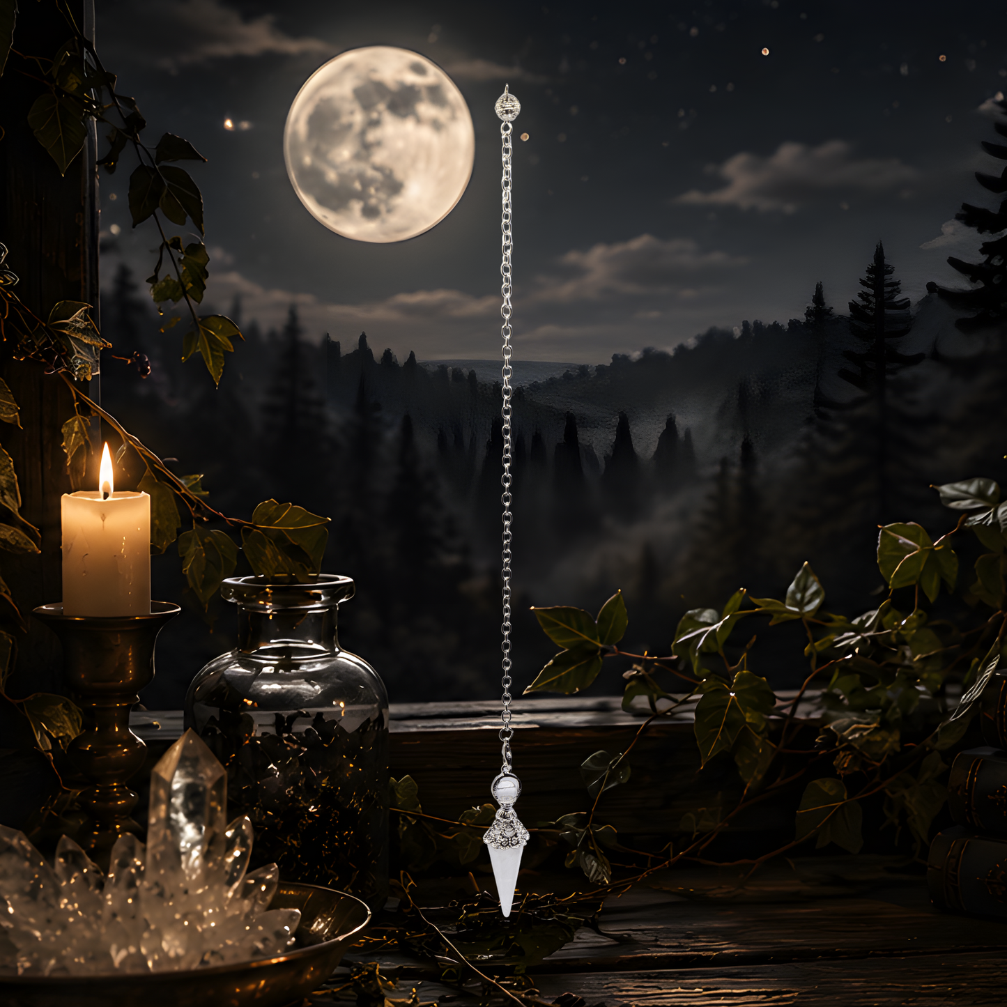 Ornate Quartz Pendulum