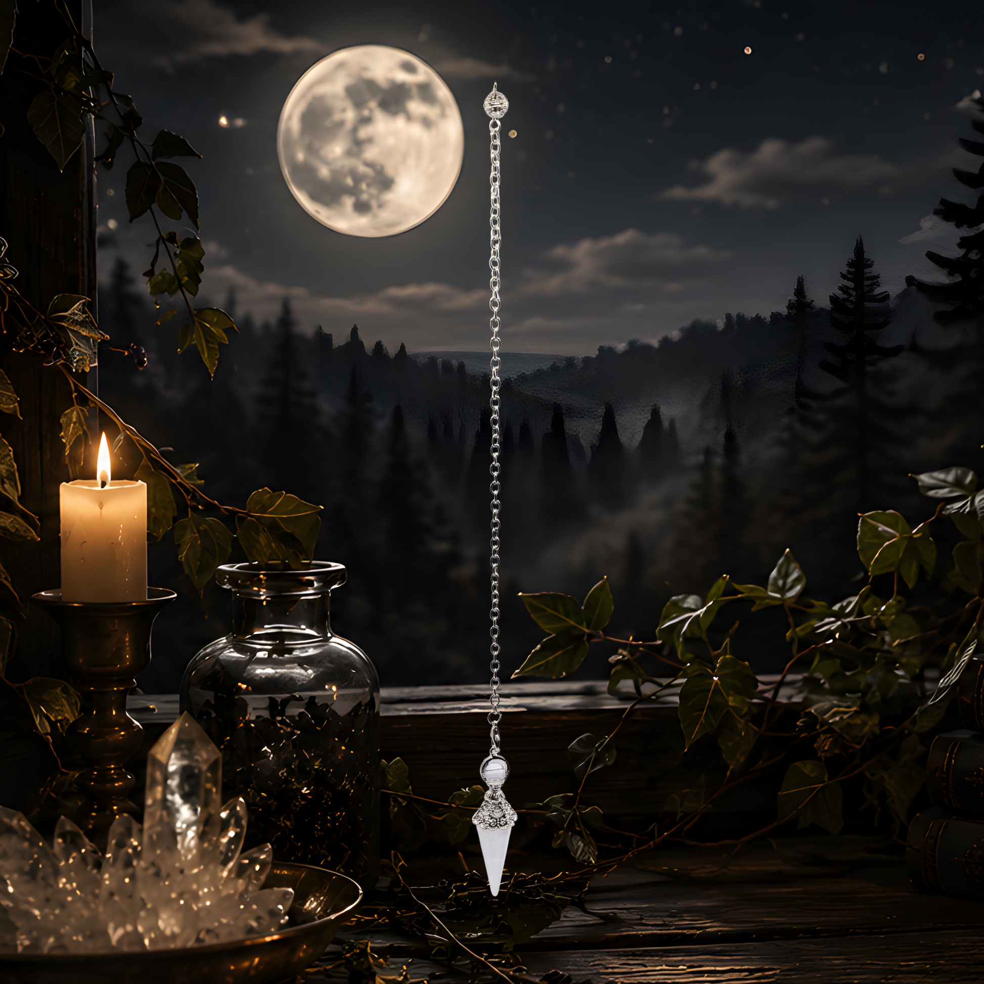 Ornate Quartz Pendulum