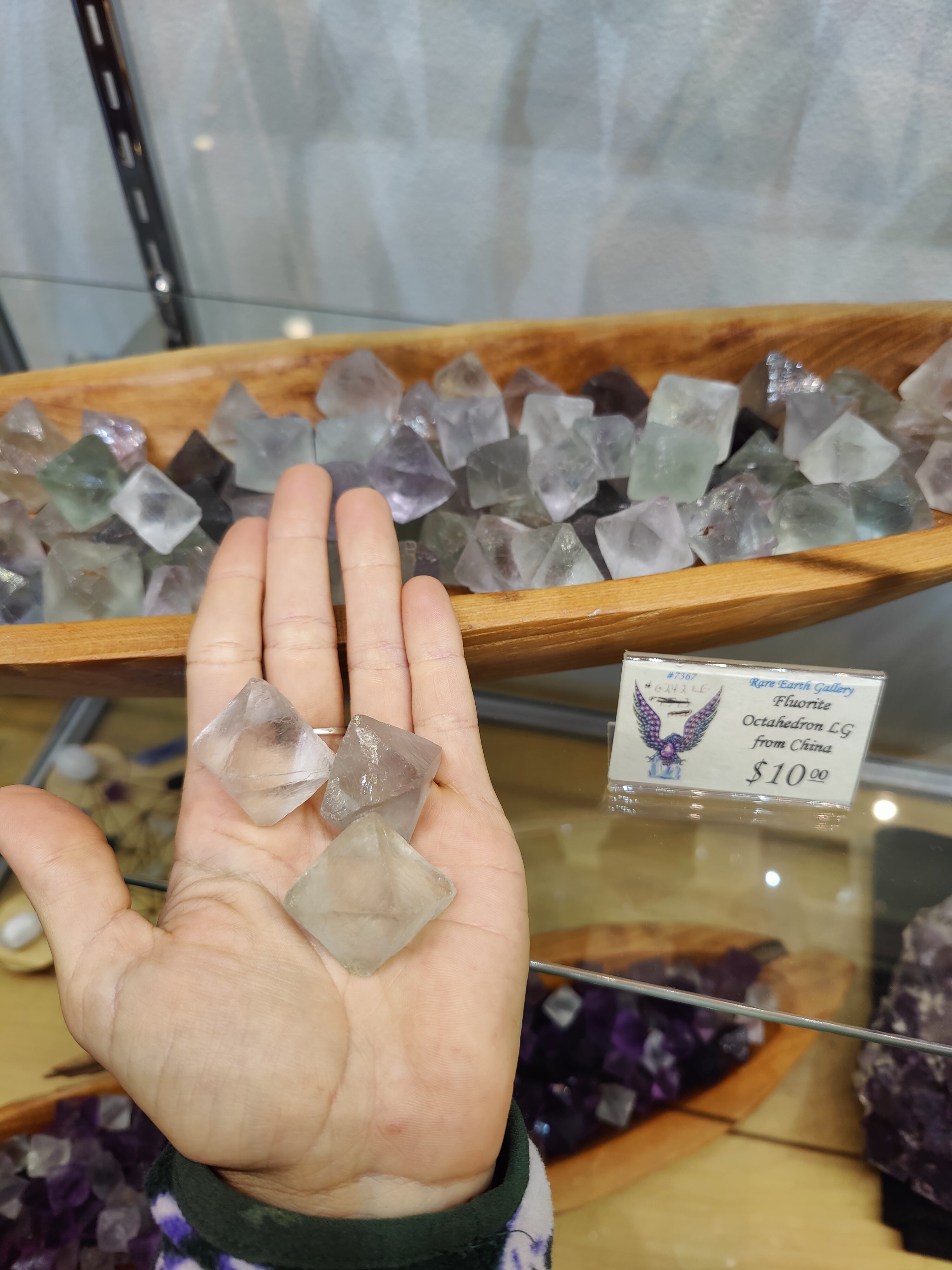 Fluorite Octahedron - Large