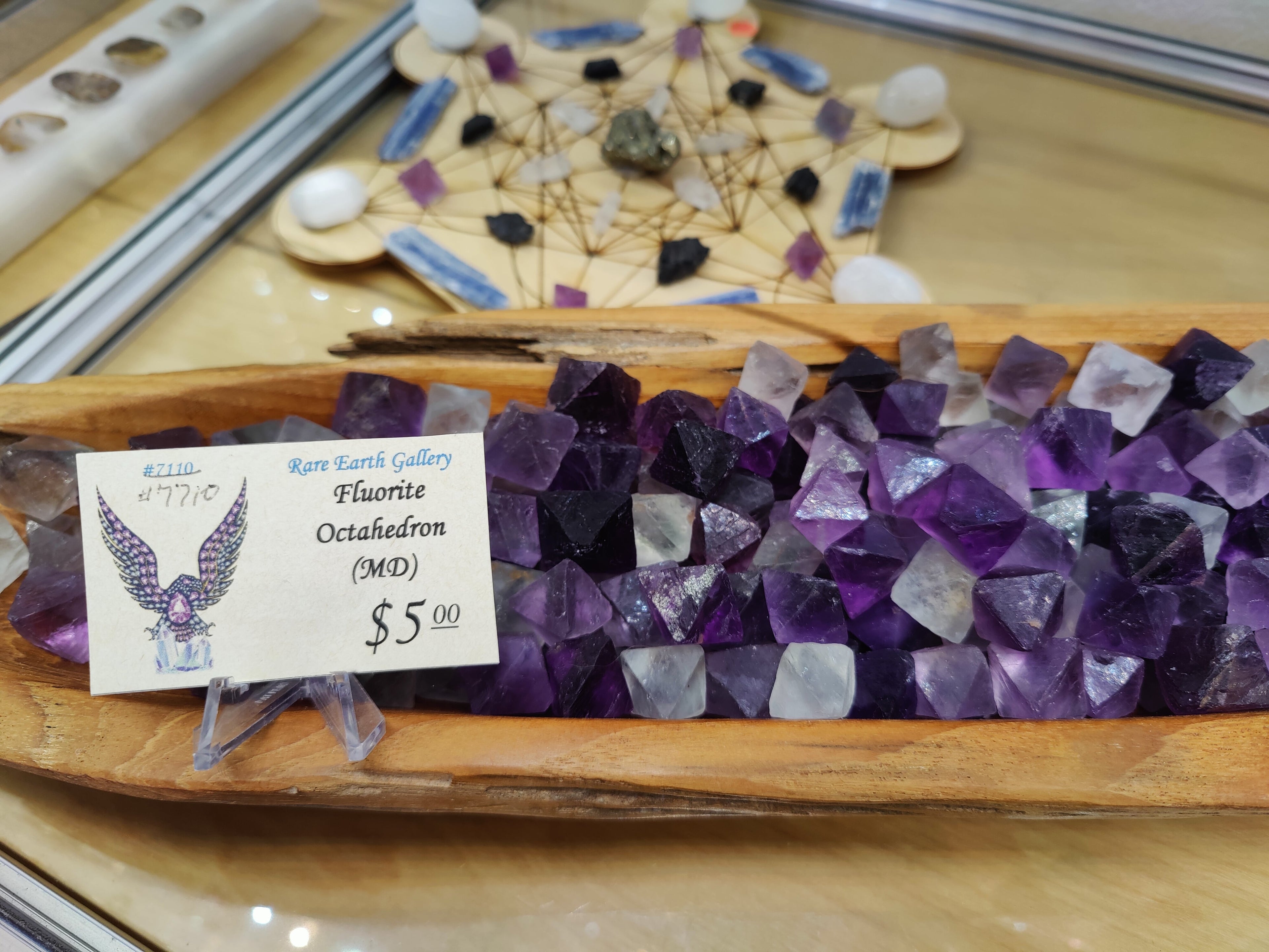 Fluorite Octahedron - Medium