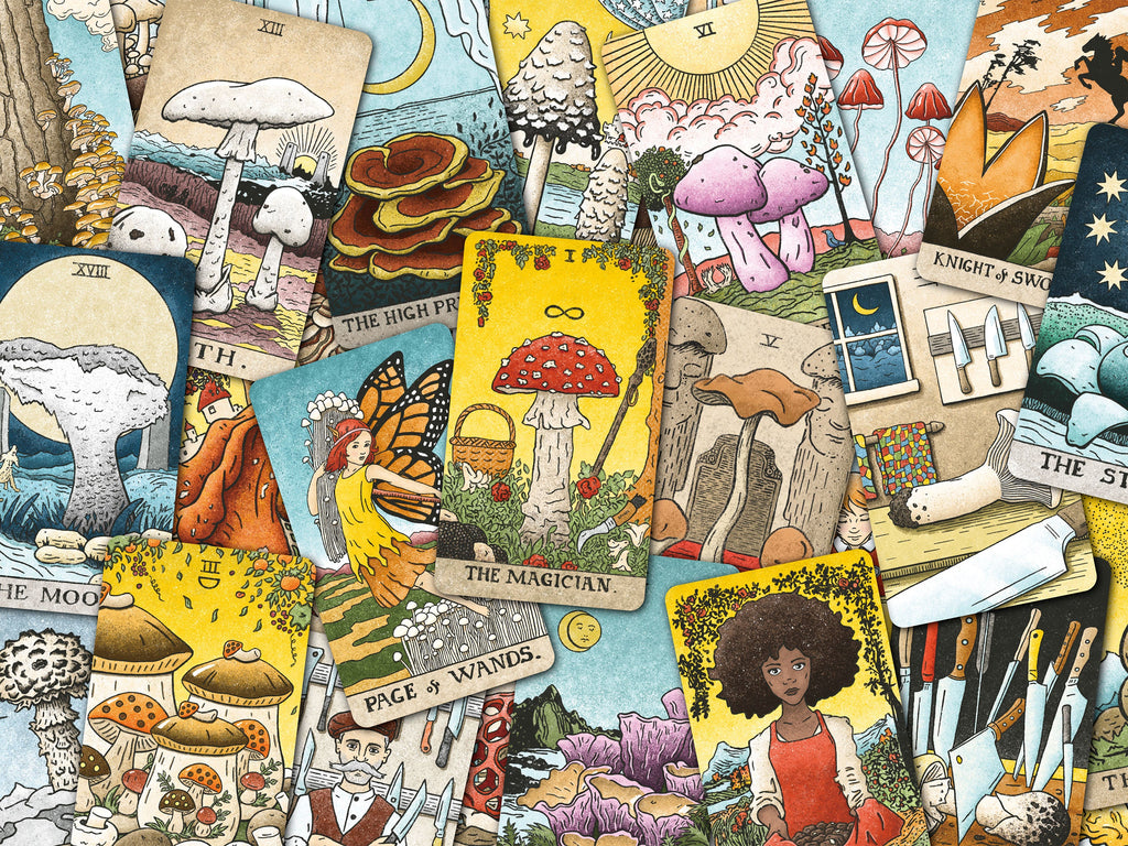 The Mushroom Hunter's Arcanum Tarot Deck