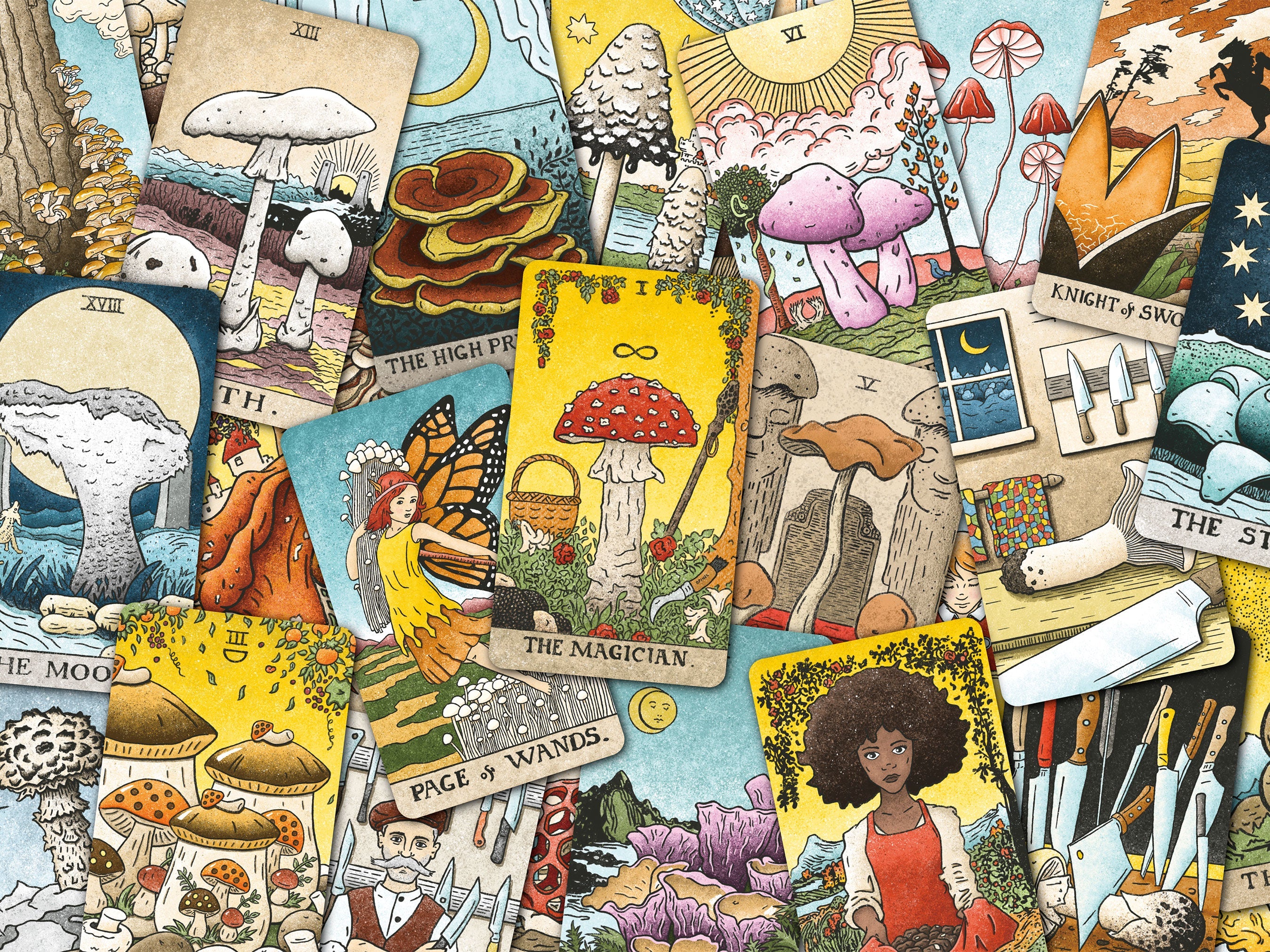 The Mushroom Hunter's Arcanum Tarot Deck
