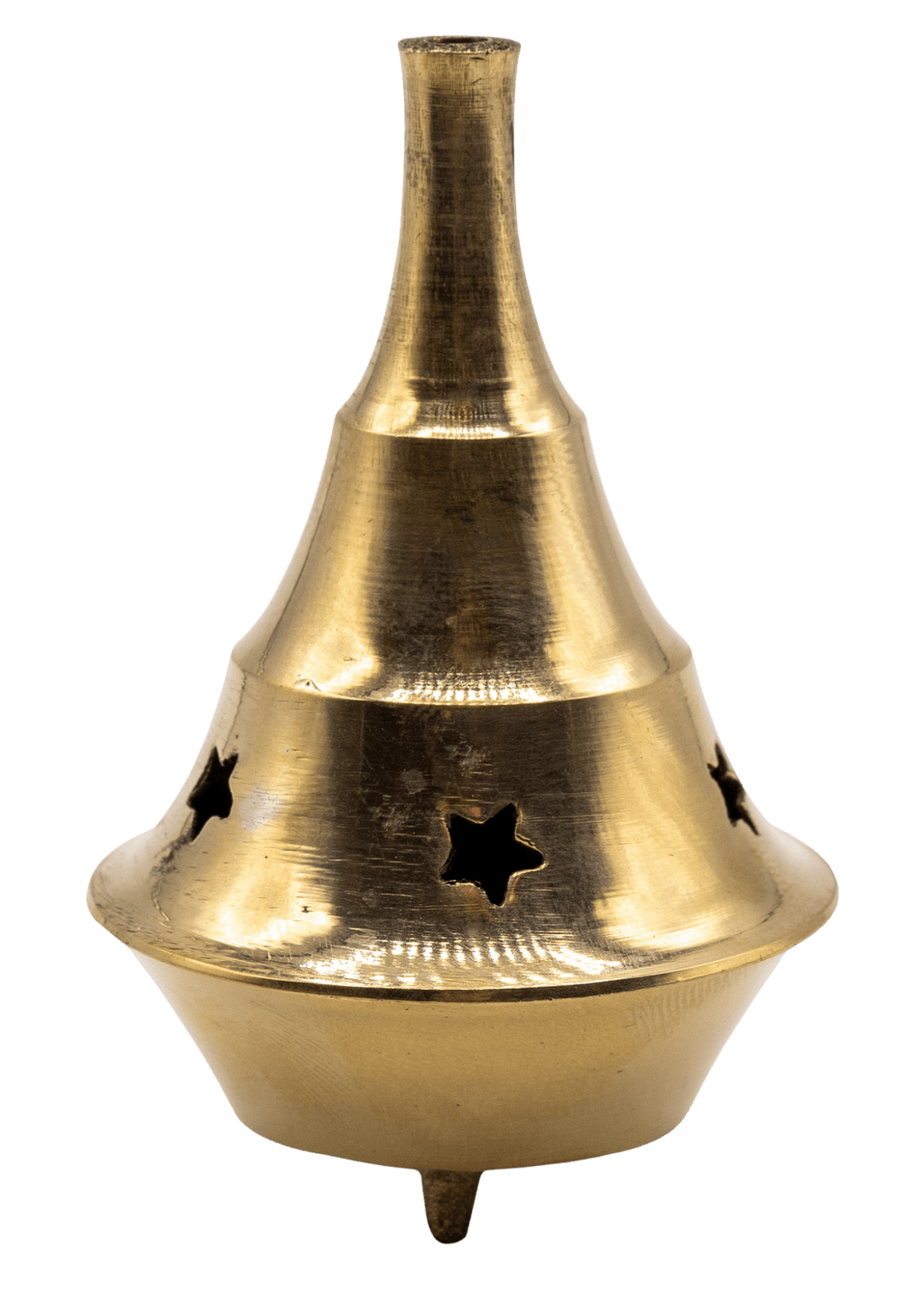 Brass Cone Incense Burner Set