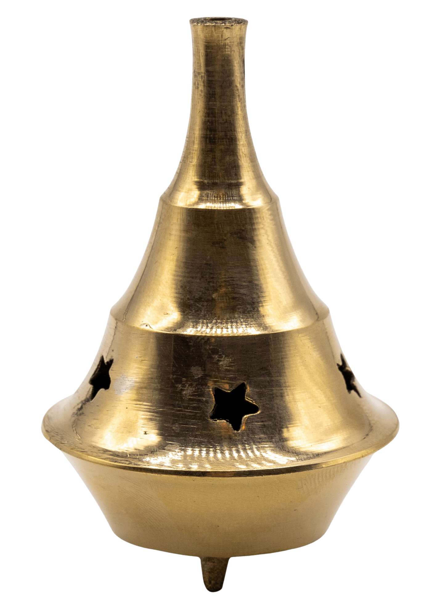 Brass Cone Incense Burner Set