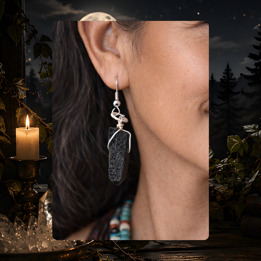 Smoky Quartz Sterling Silver Earrings