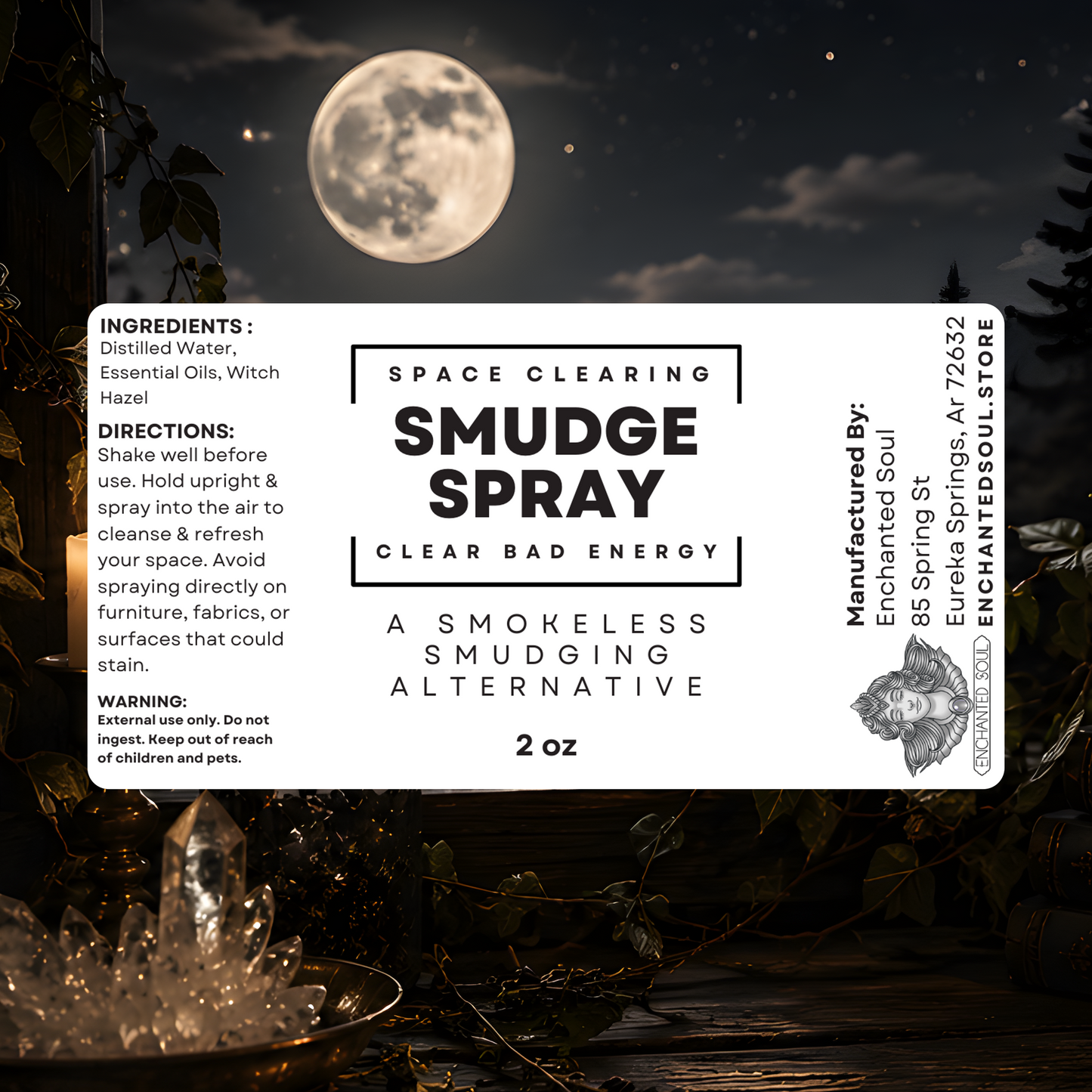Smokeless Smudge Spray