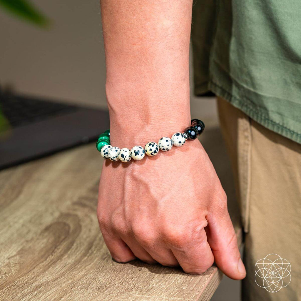 Dalmatian Jasper Bracelet - Soul Reset