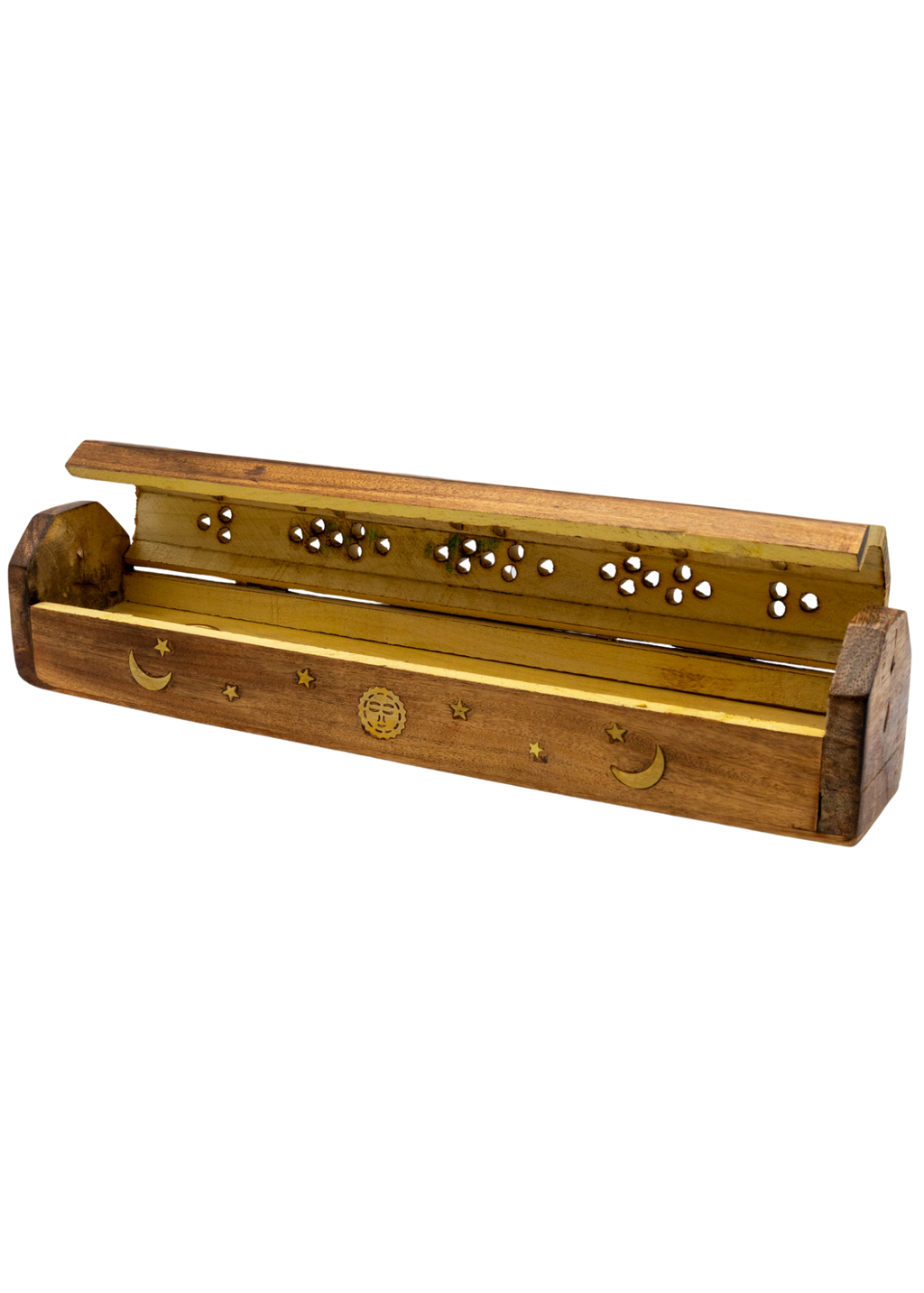 Sun & Moon Coffin Incense Burner