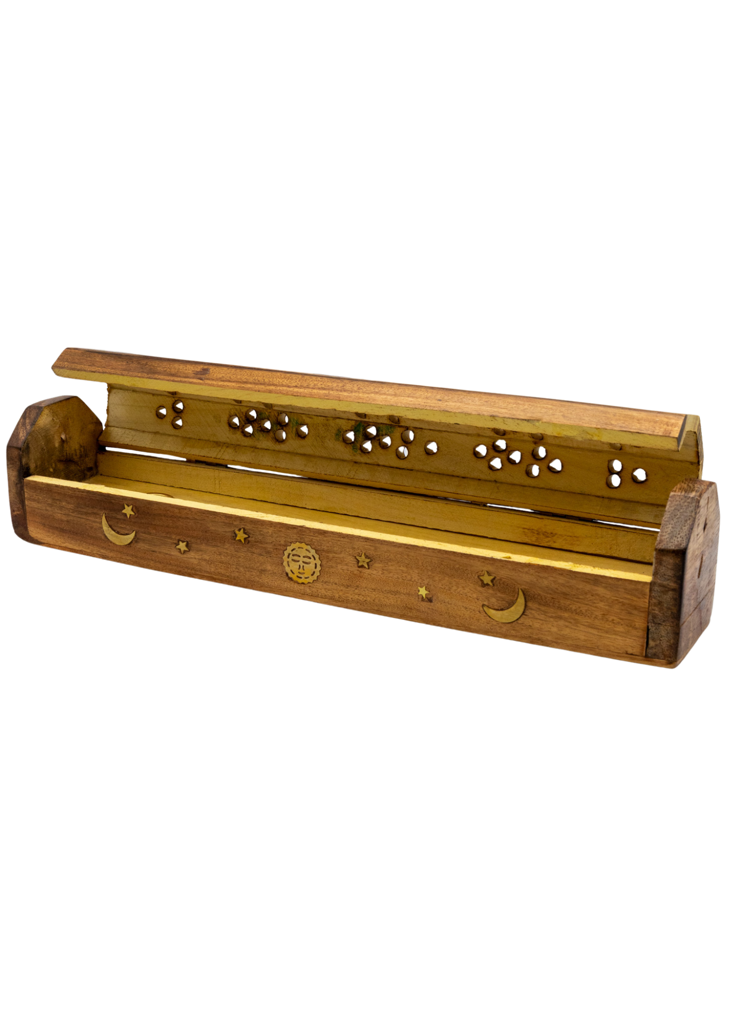 Sun & Moon Coffin Incense Burner