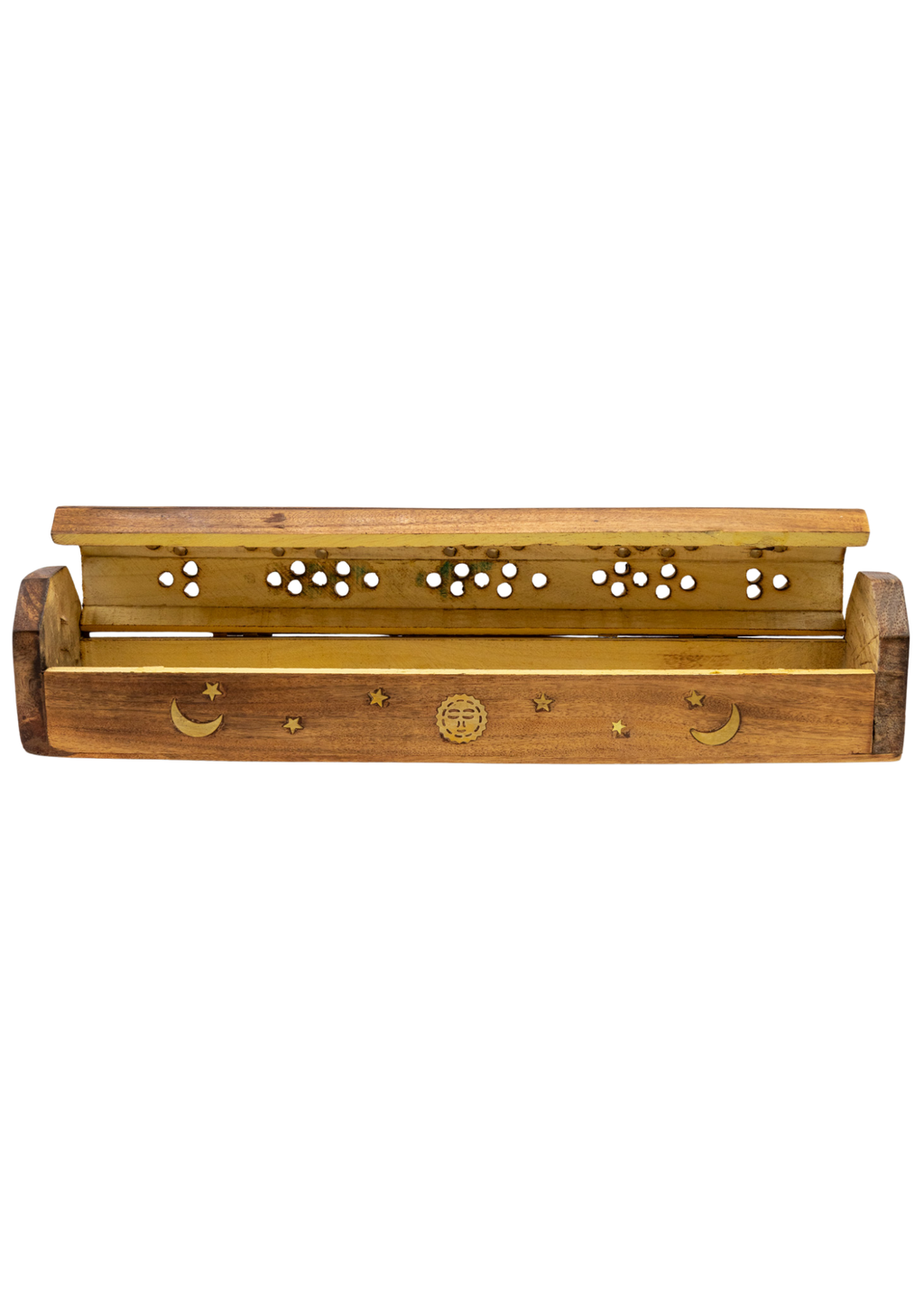 Sun & Moon Coffin Incense Burner