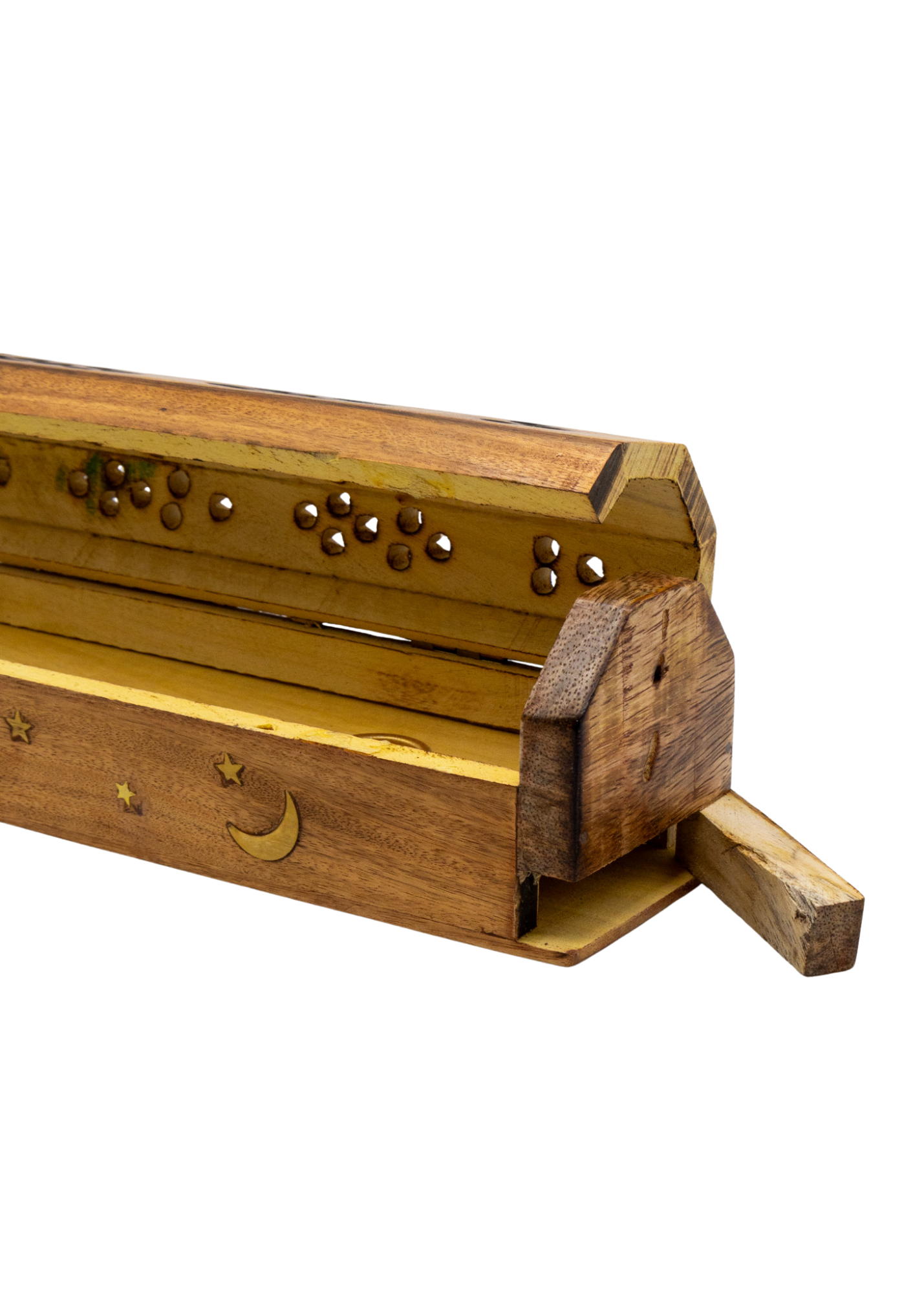 Sun & Moon Coffin Incense Burner