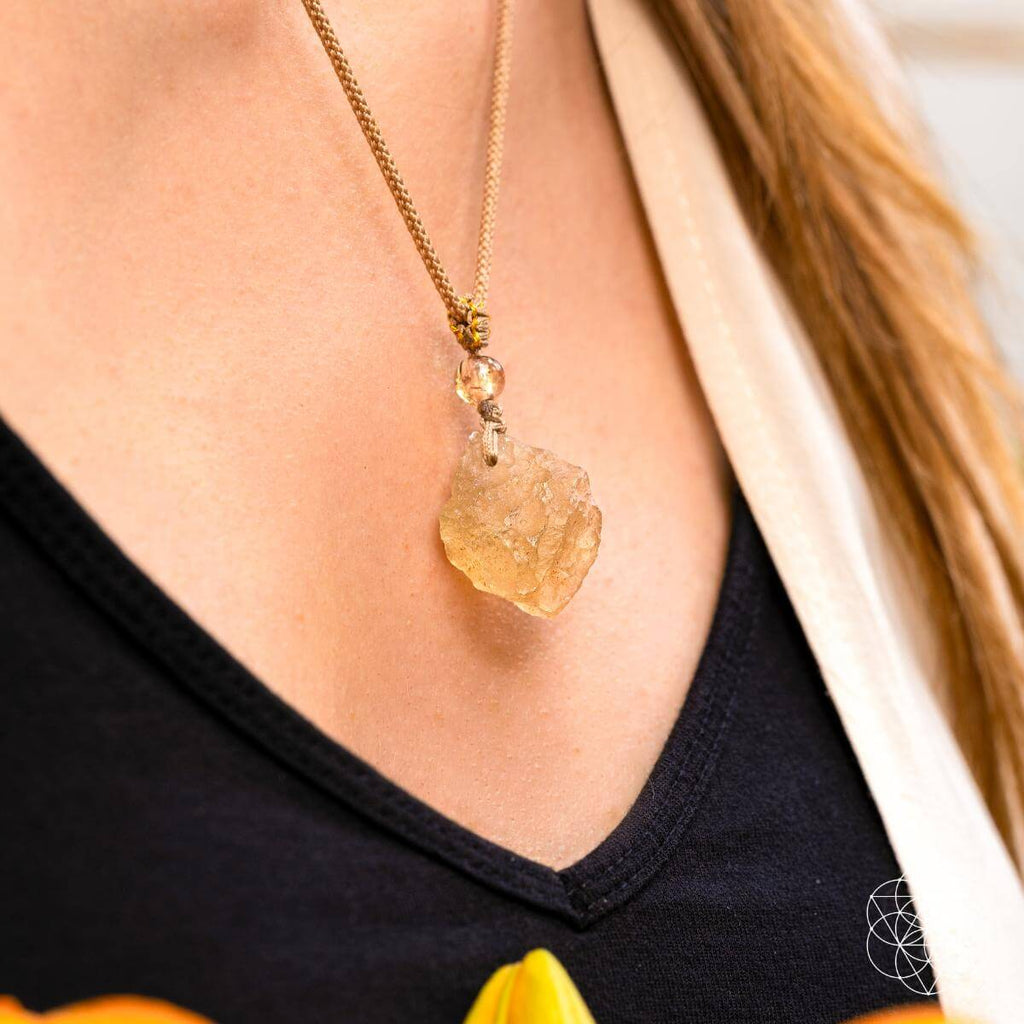 Libyan Desert Glass Pendant - Destiny Relic