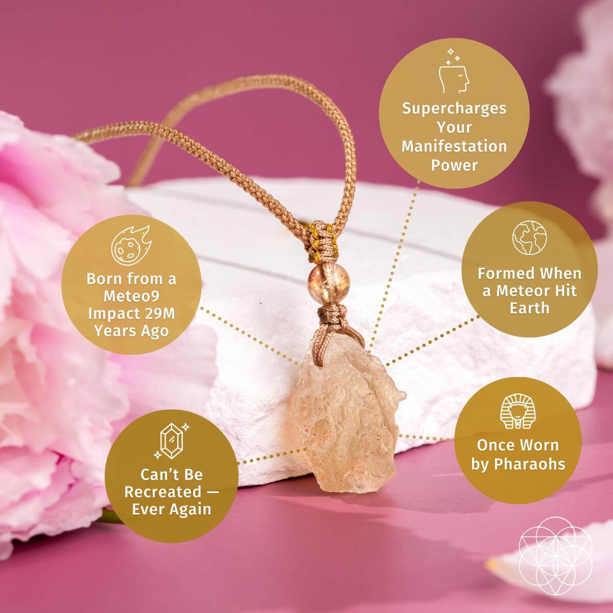Libyan Desert Glass Pendant - Destiny Relic