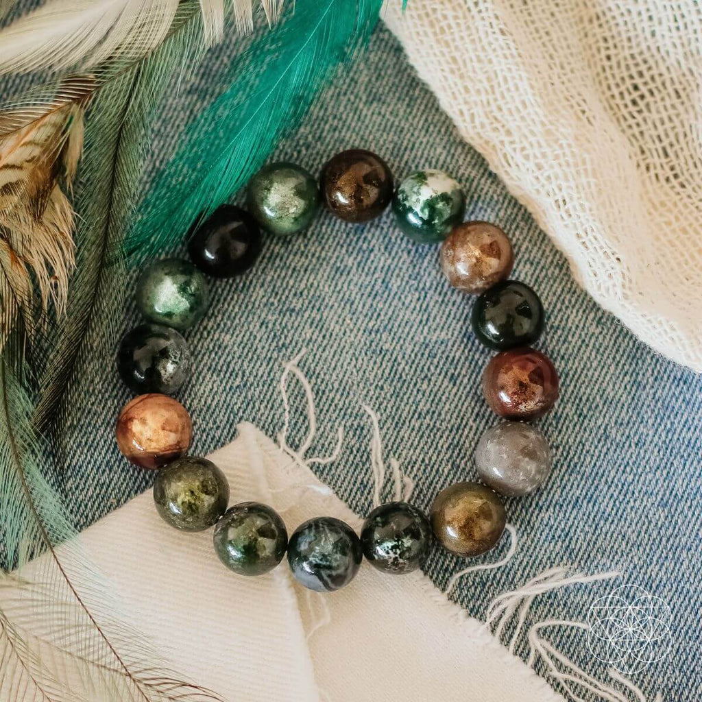 Indian Agate Bracelet - Energy