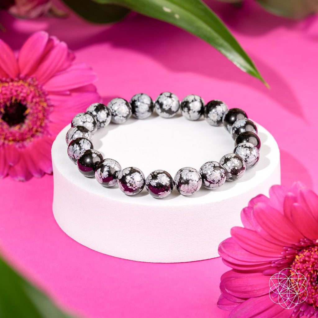 Snowflake Obsidian Bracelet - Pattern Breaker