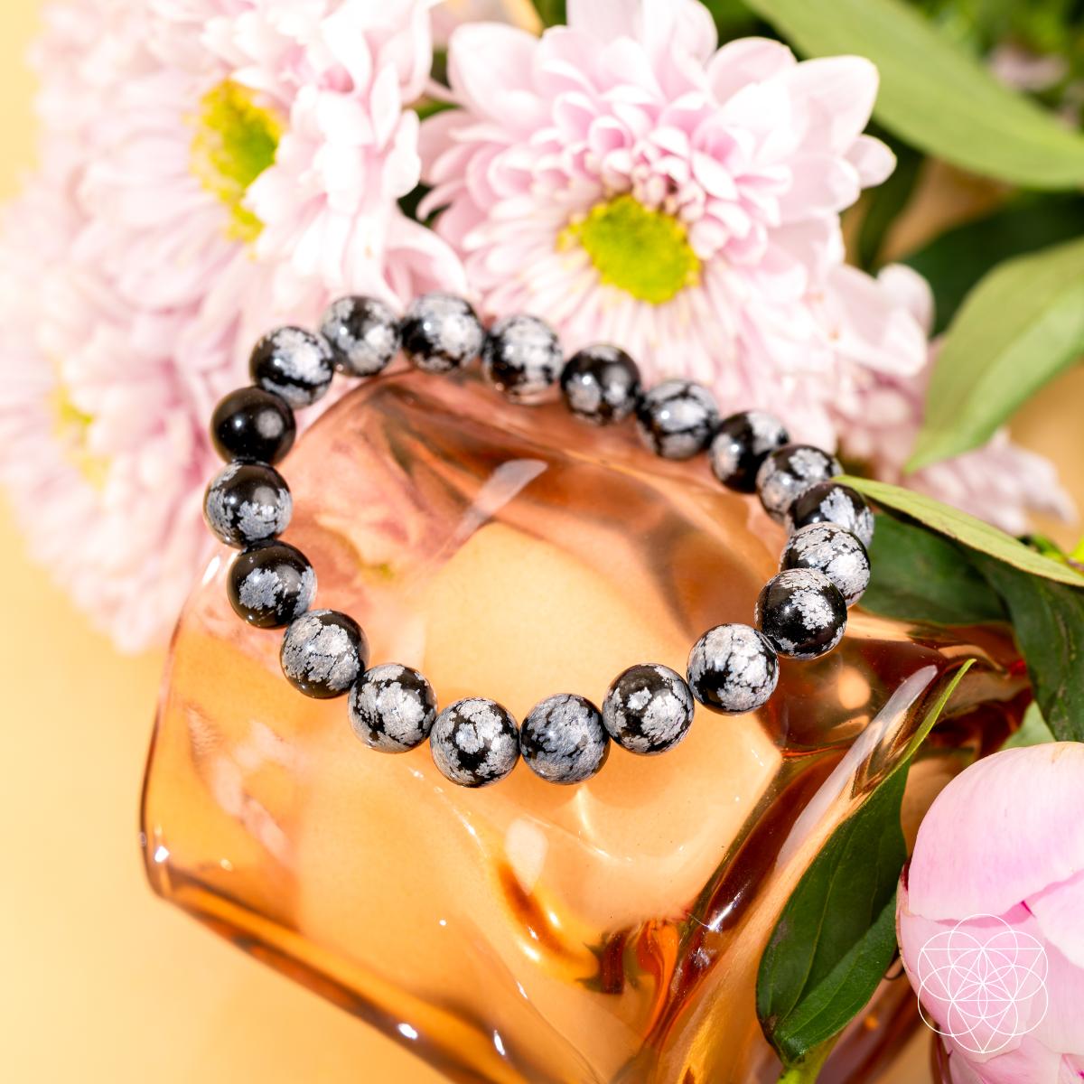 Snowflake Obsidian Bracelet - Pattern Breaker