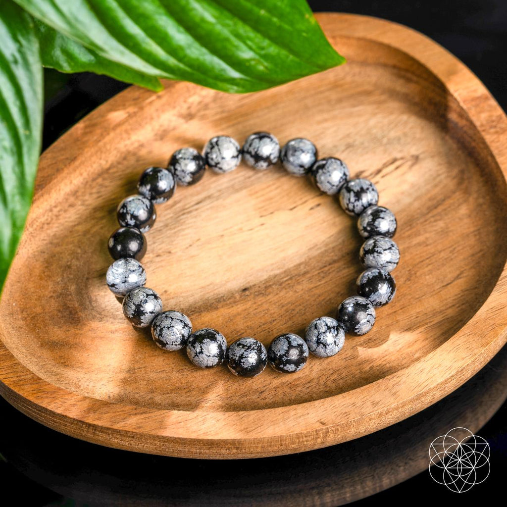 Snowflake Obsidian Bracelet - Pattern Breaker